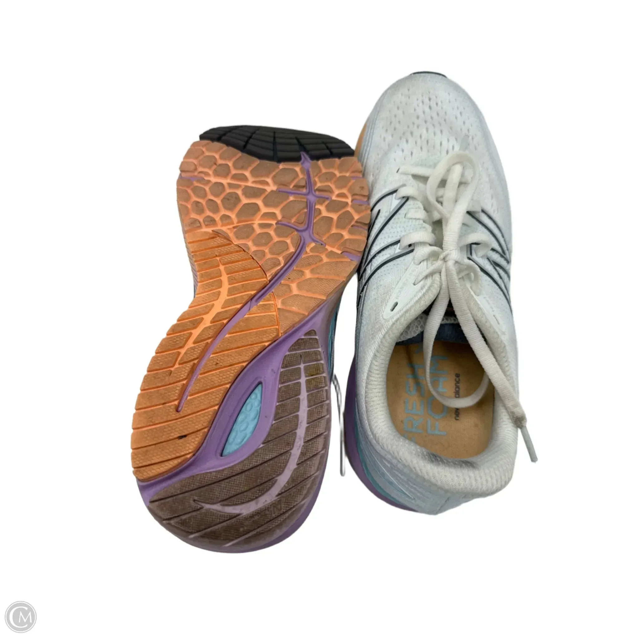 Shoes Athletic By New Balance In White, Size: 9