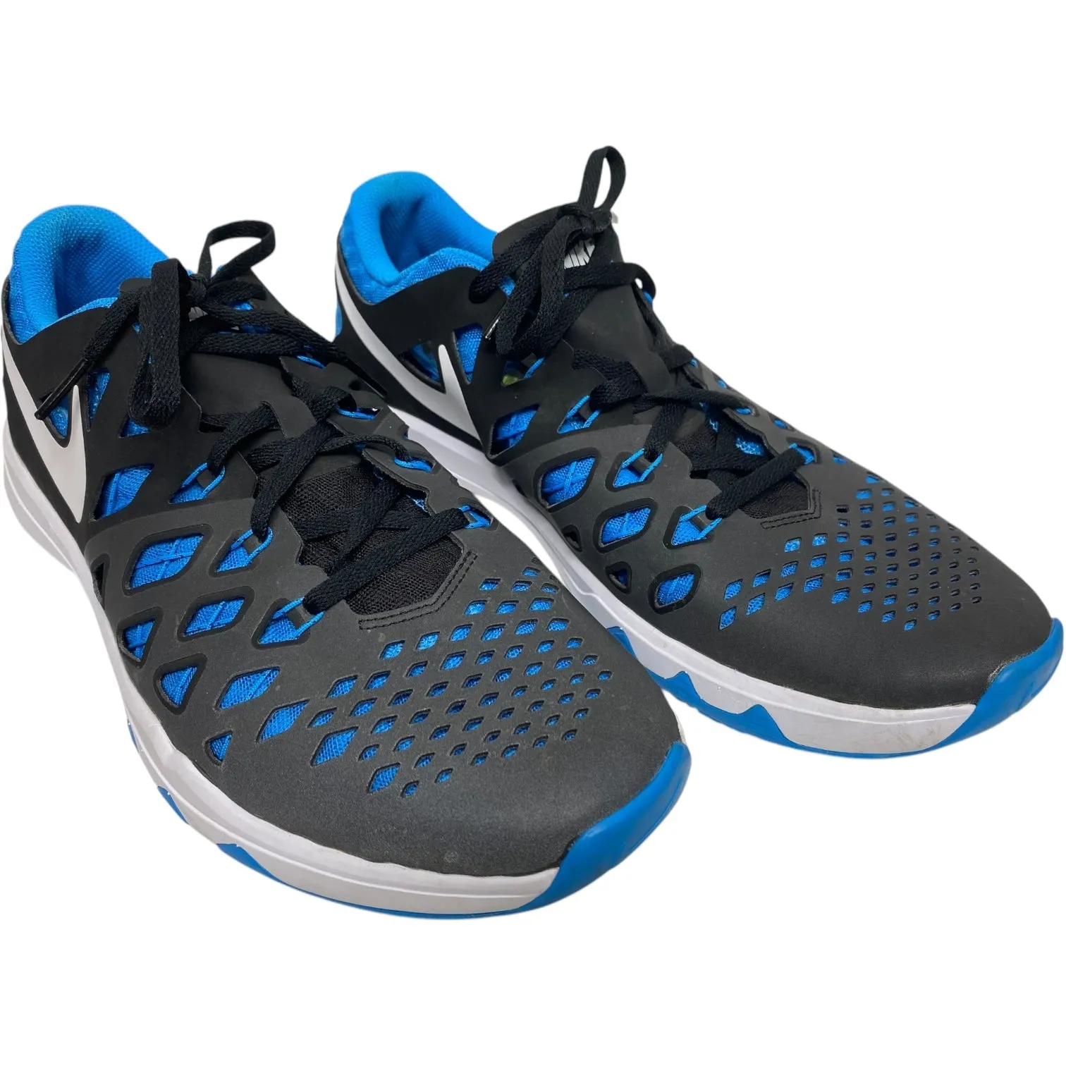 Shoes Athletic By Nike In Black & Blue, Size: 10