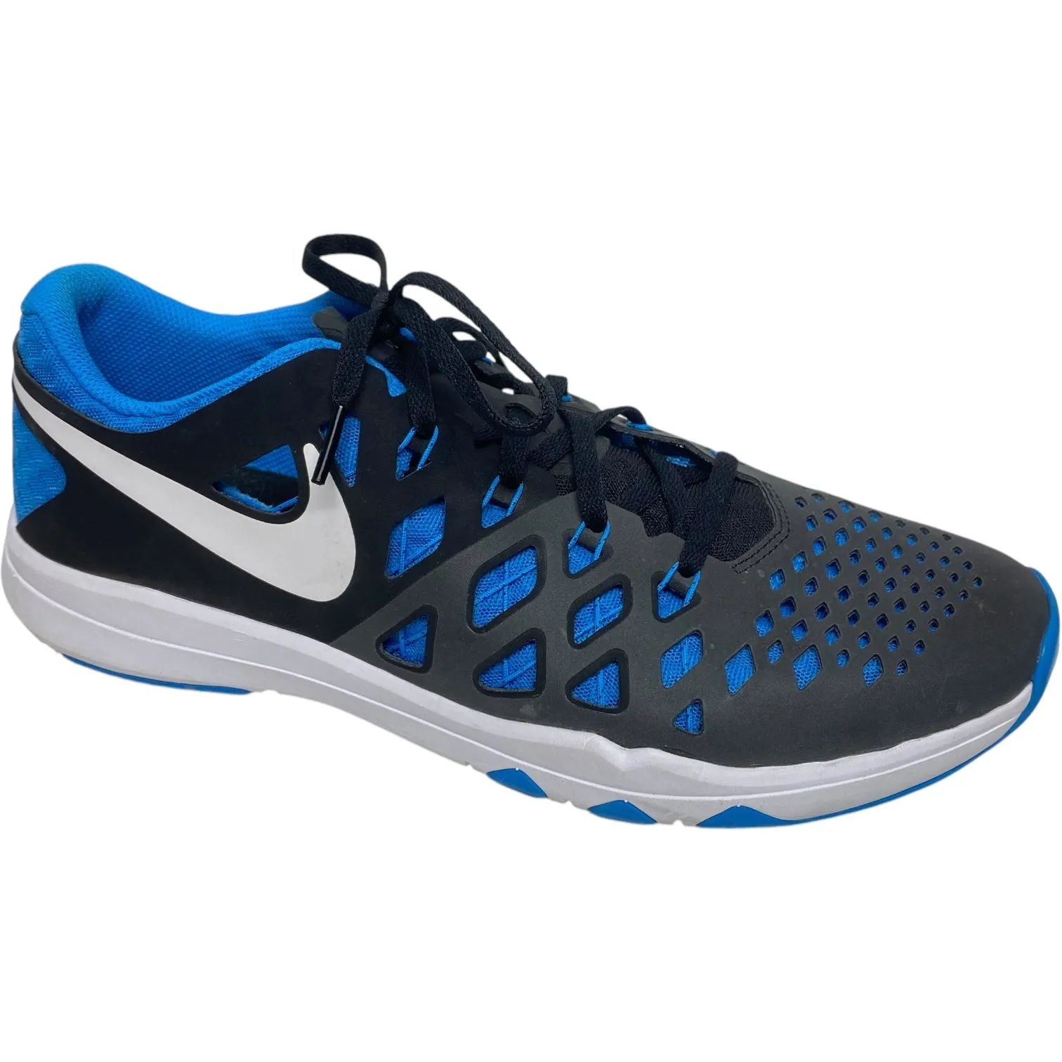 Shoes Athletic By Nike In Black & Blue, Size: 10