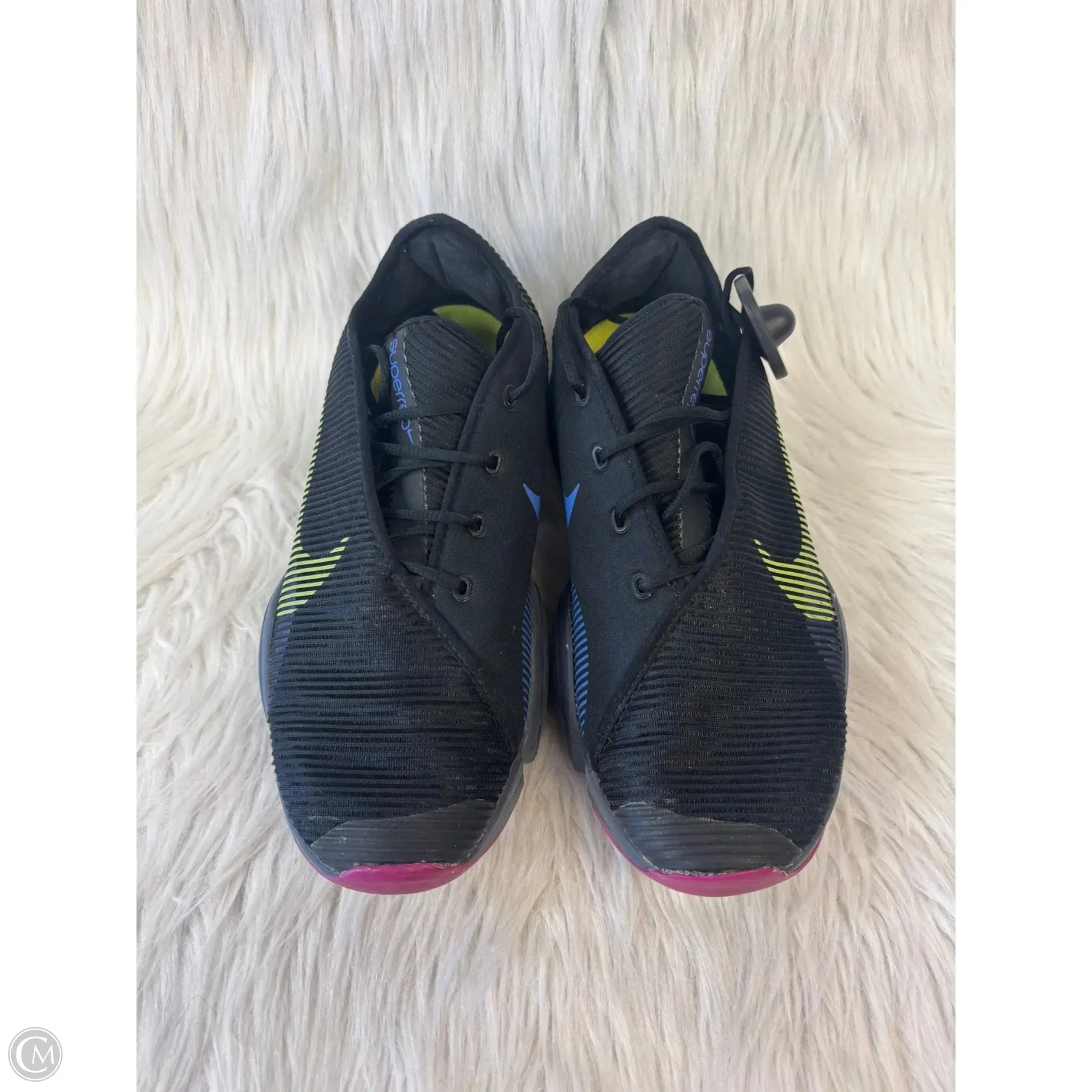 Shoes Athletic By Nike In Black & Green, Size: 8.5
