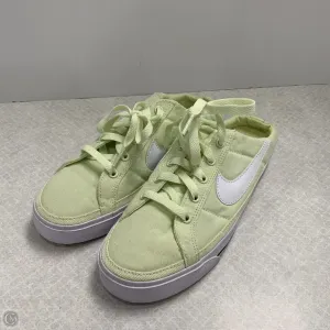 Shoes Athletic By Nike In Green, Size: 7