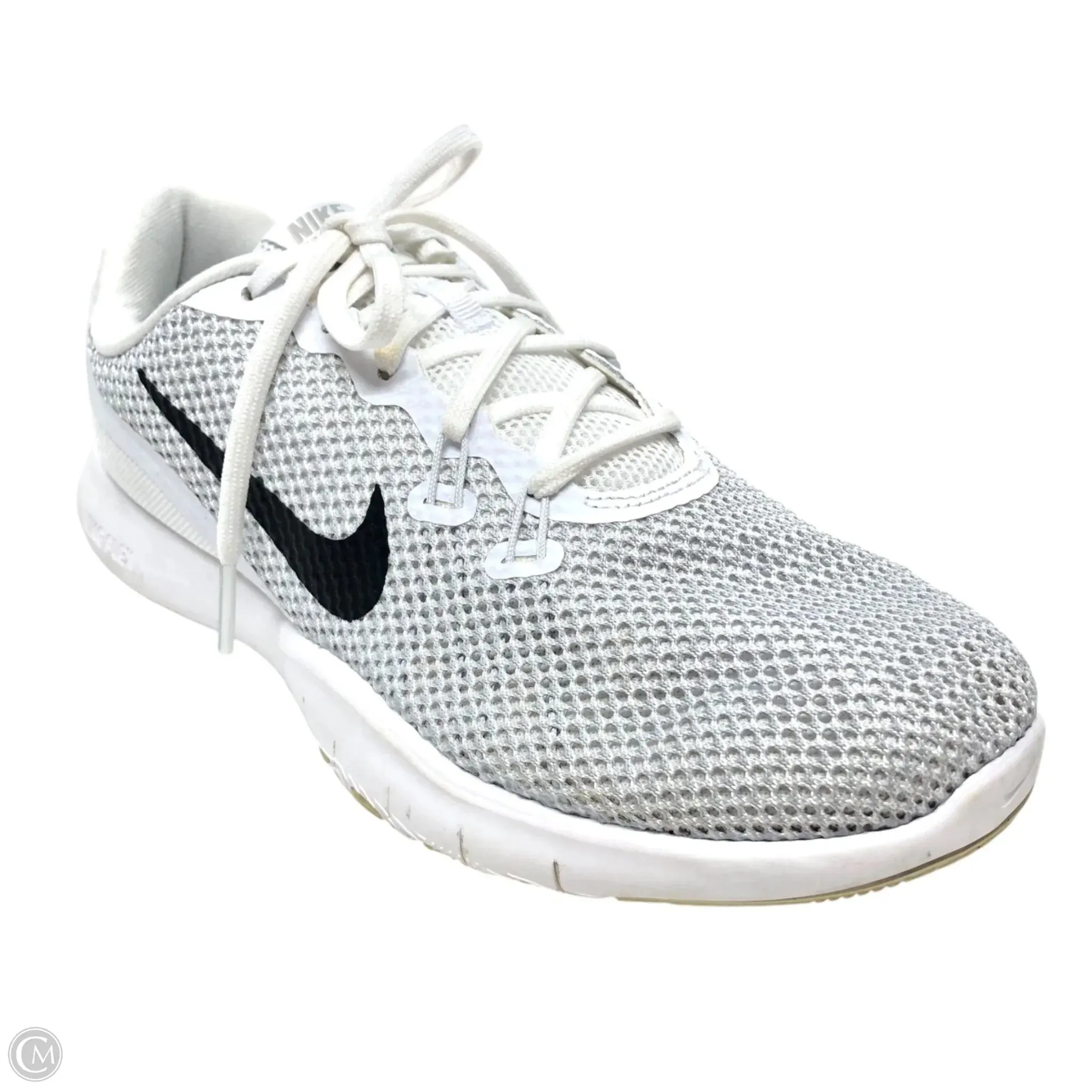 Shoes Athletic By Nike In Grey & White, Size: 9