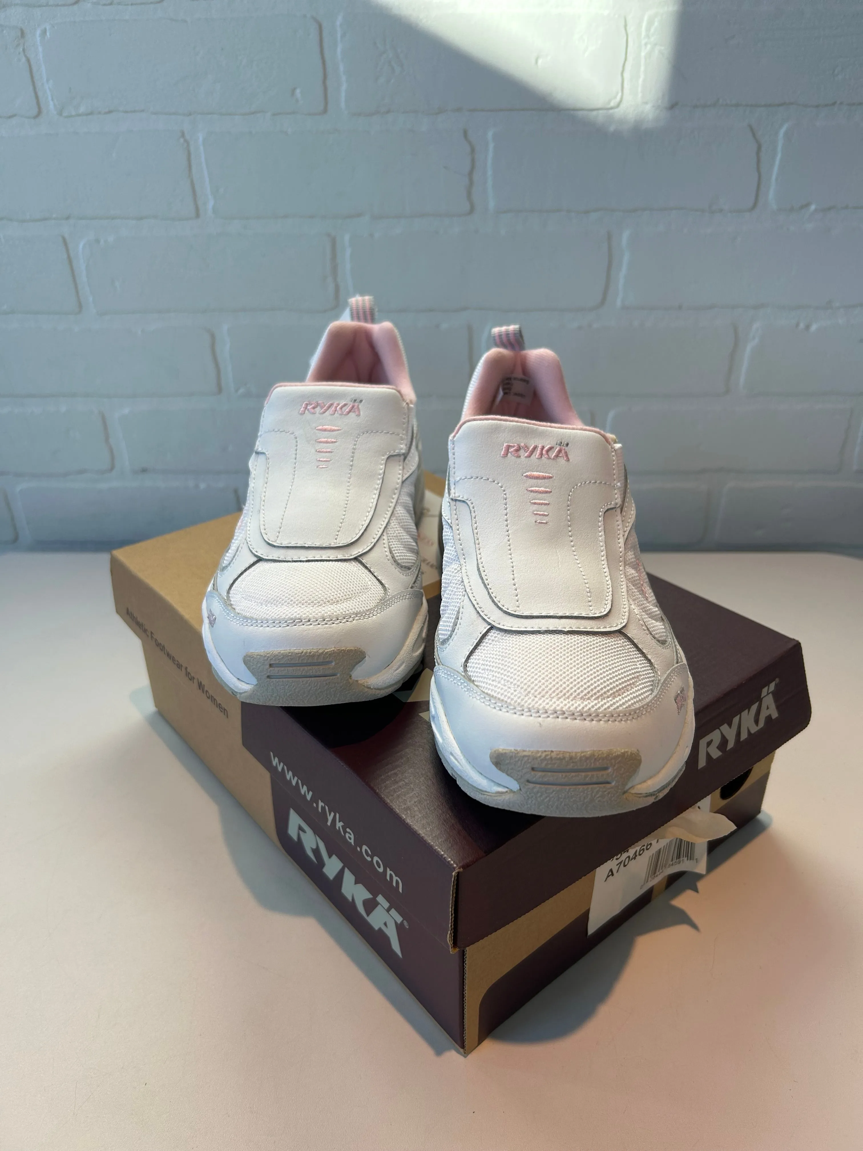 Shoes Athletic By Ryka In Pink & White, Size: 8