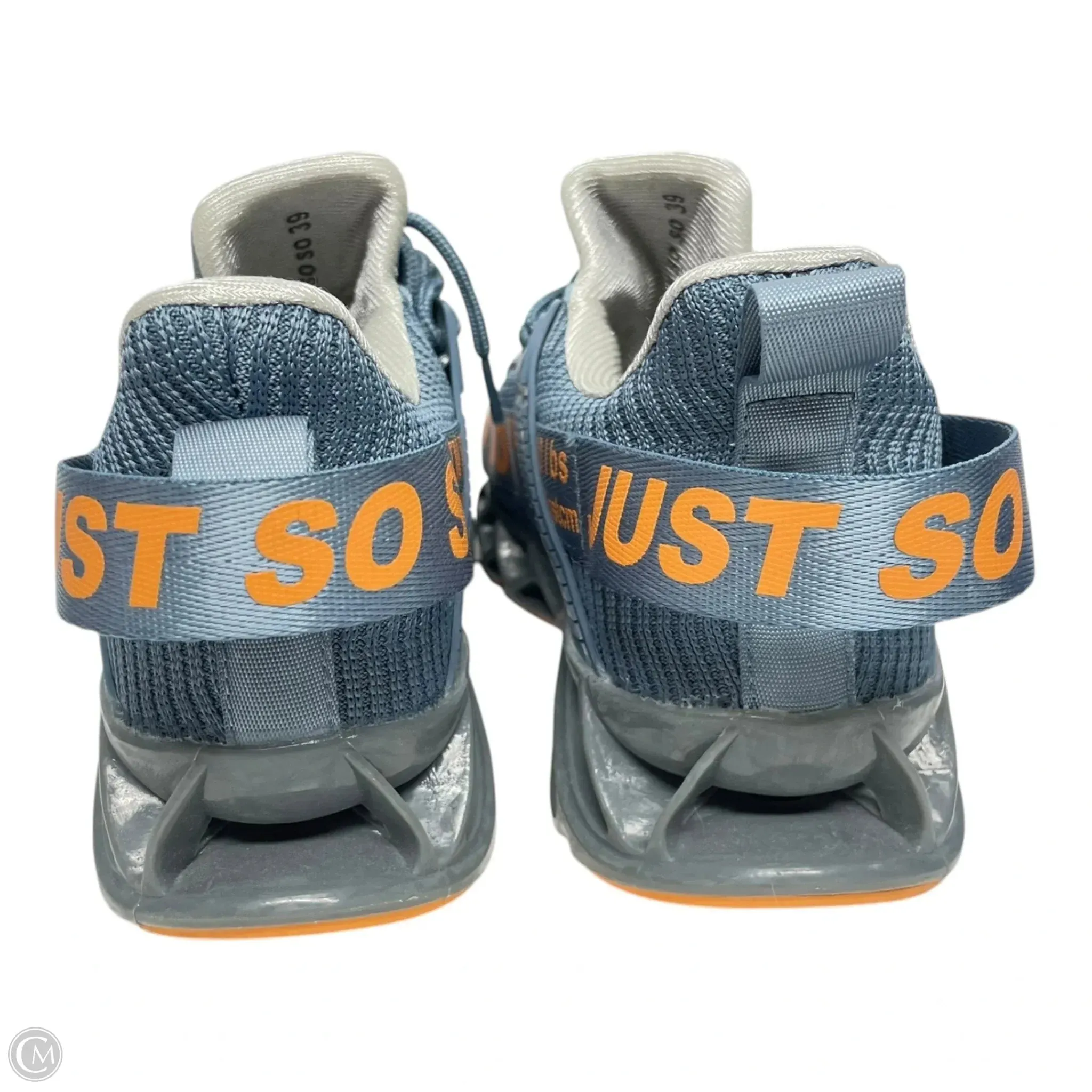 Shoes Athletic By Skechers In Blue & Orange, Size: 8.5
