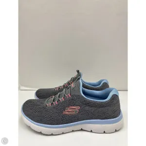Shoes Athletic By Skechers In Grey, Size: 7