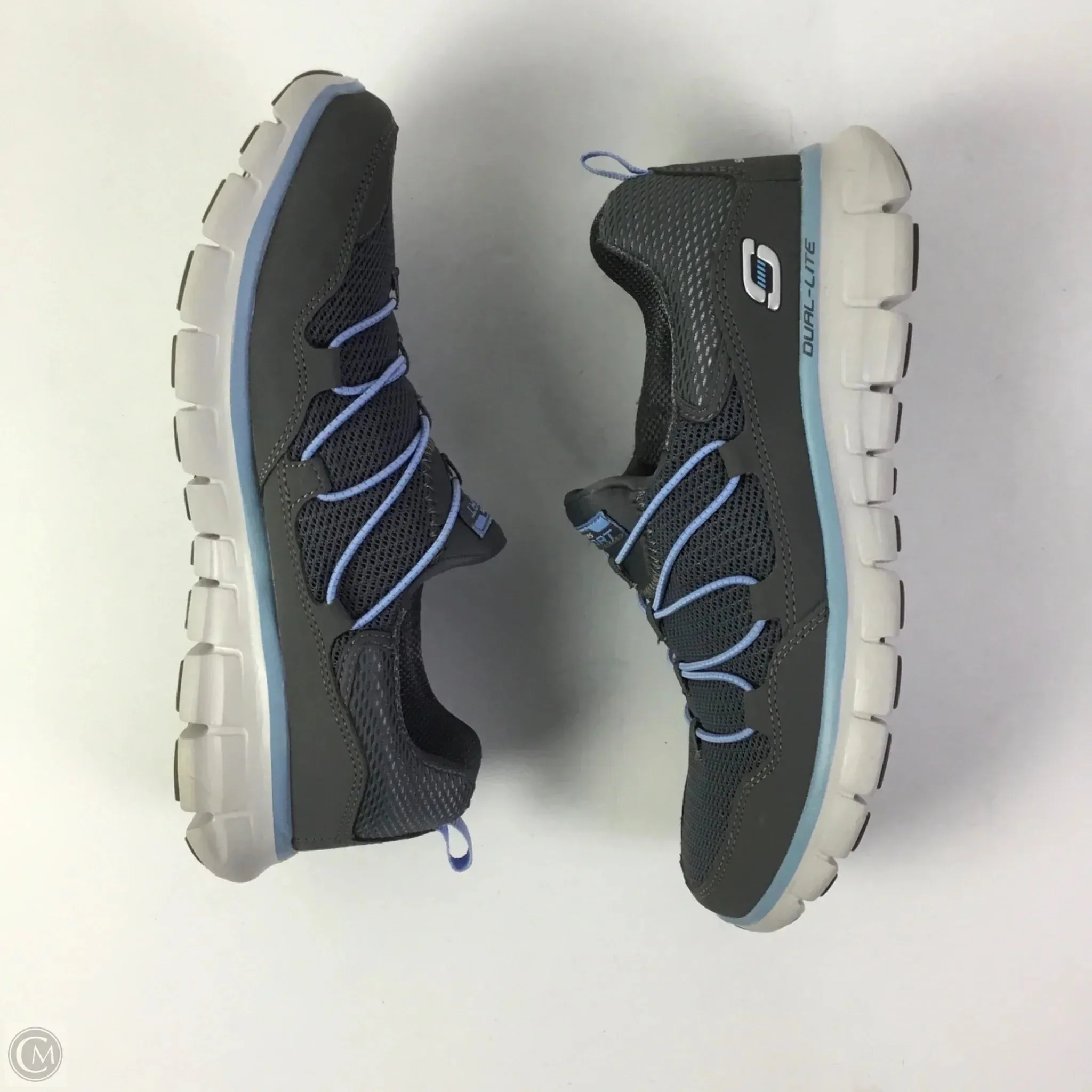 Shoes Athletic By Skechers In Grey, Size: 7