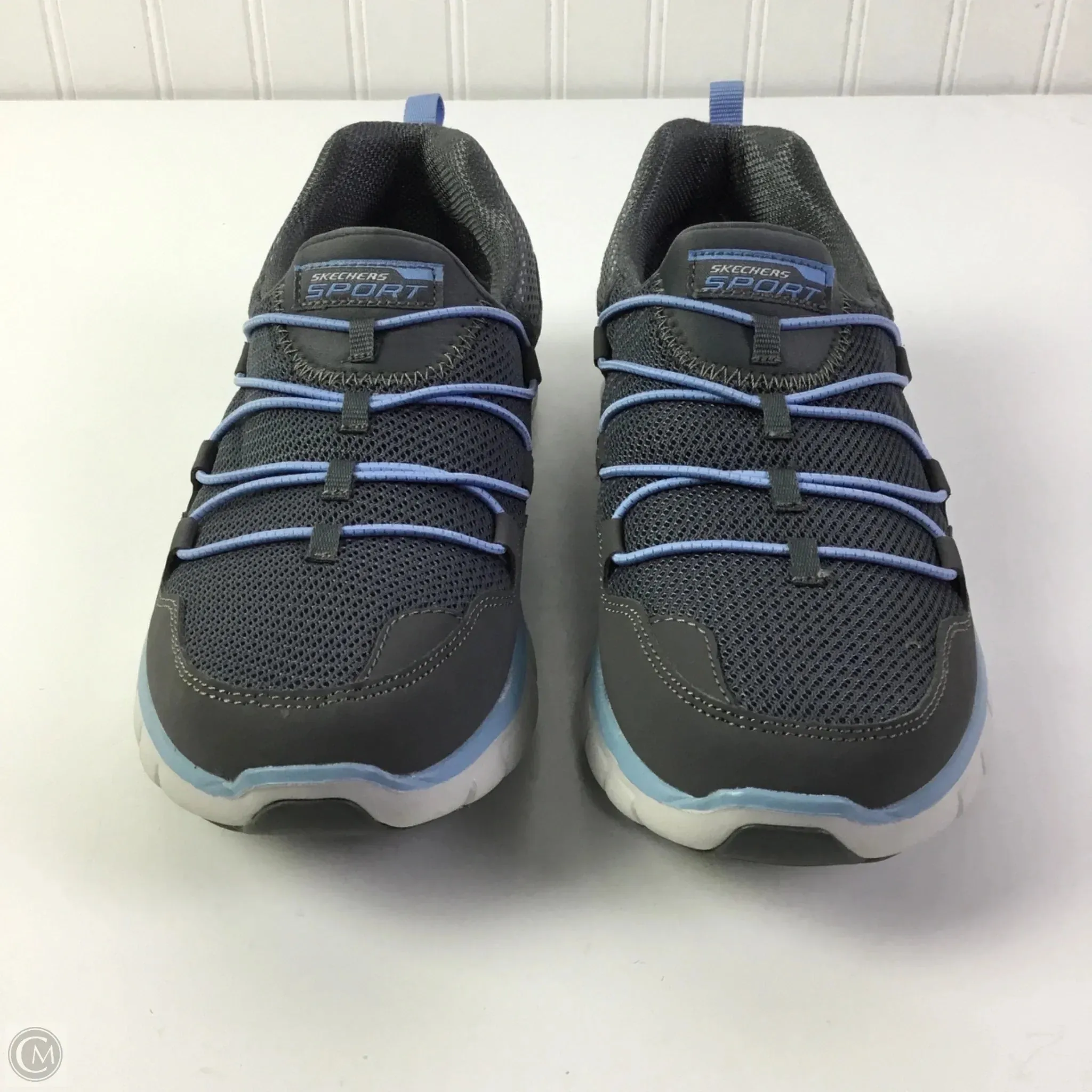 Shoes Athletic By Skechers In Grey, Size: 7