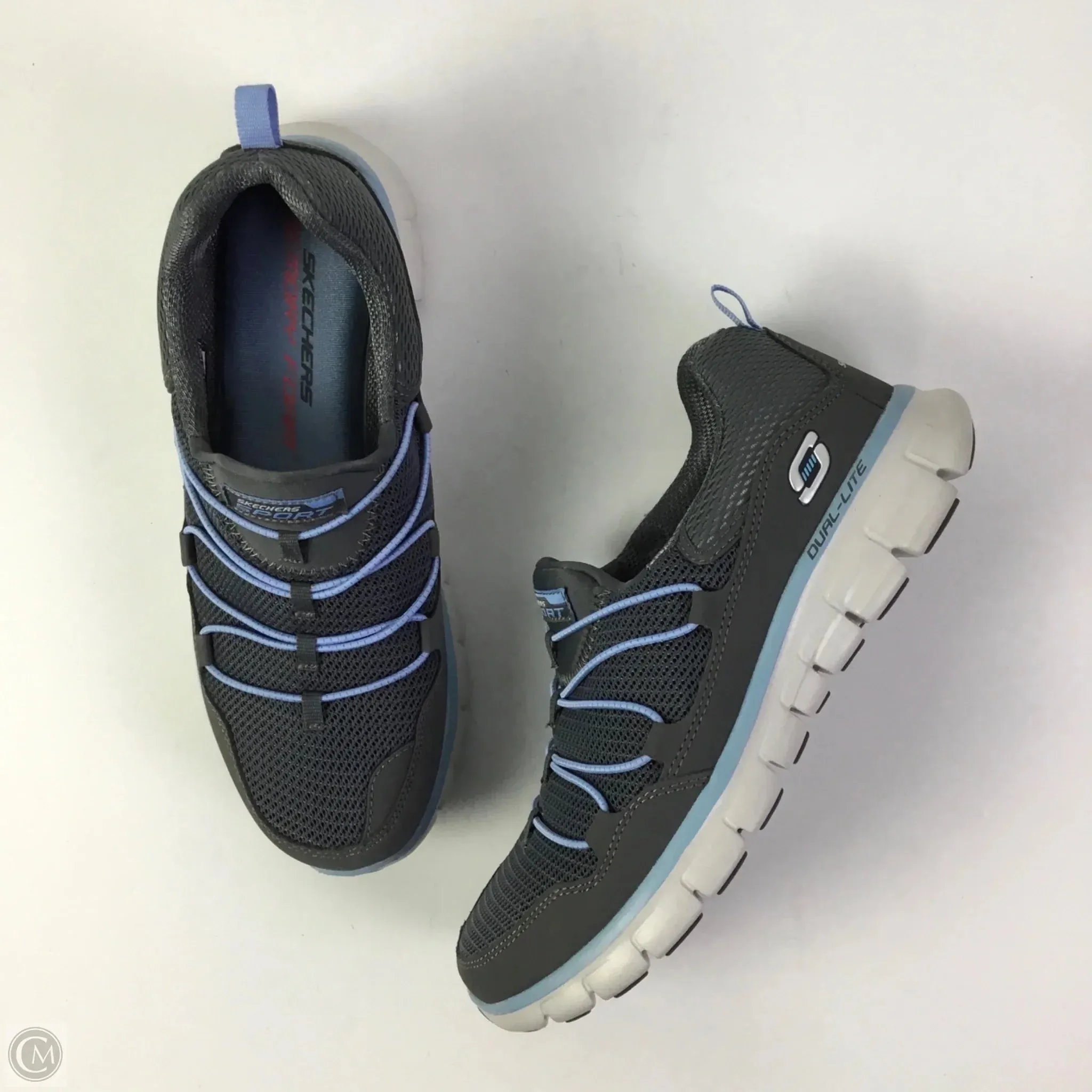 Shoes Athletic By Skechers In Grey, Size: 7