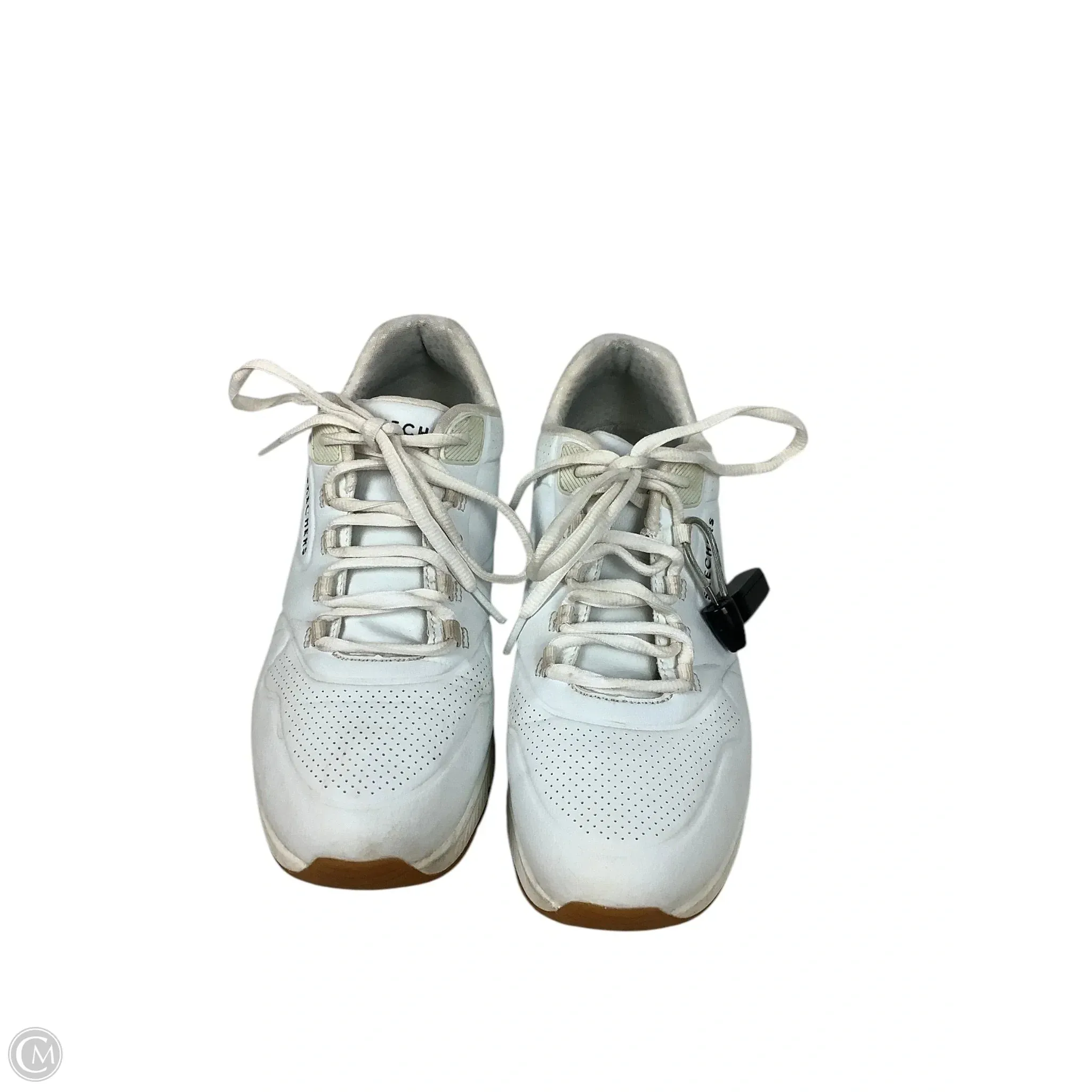 Shoes Athletic By Skechers In White, Size: 9.5