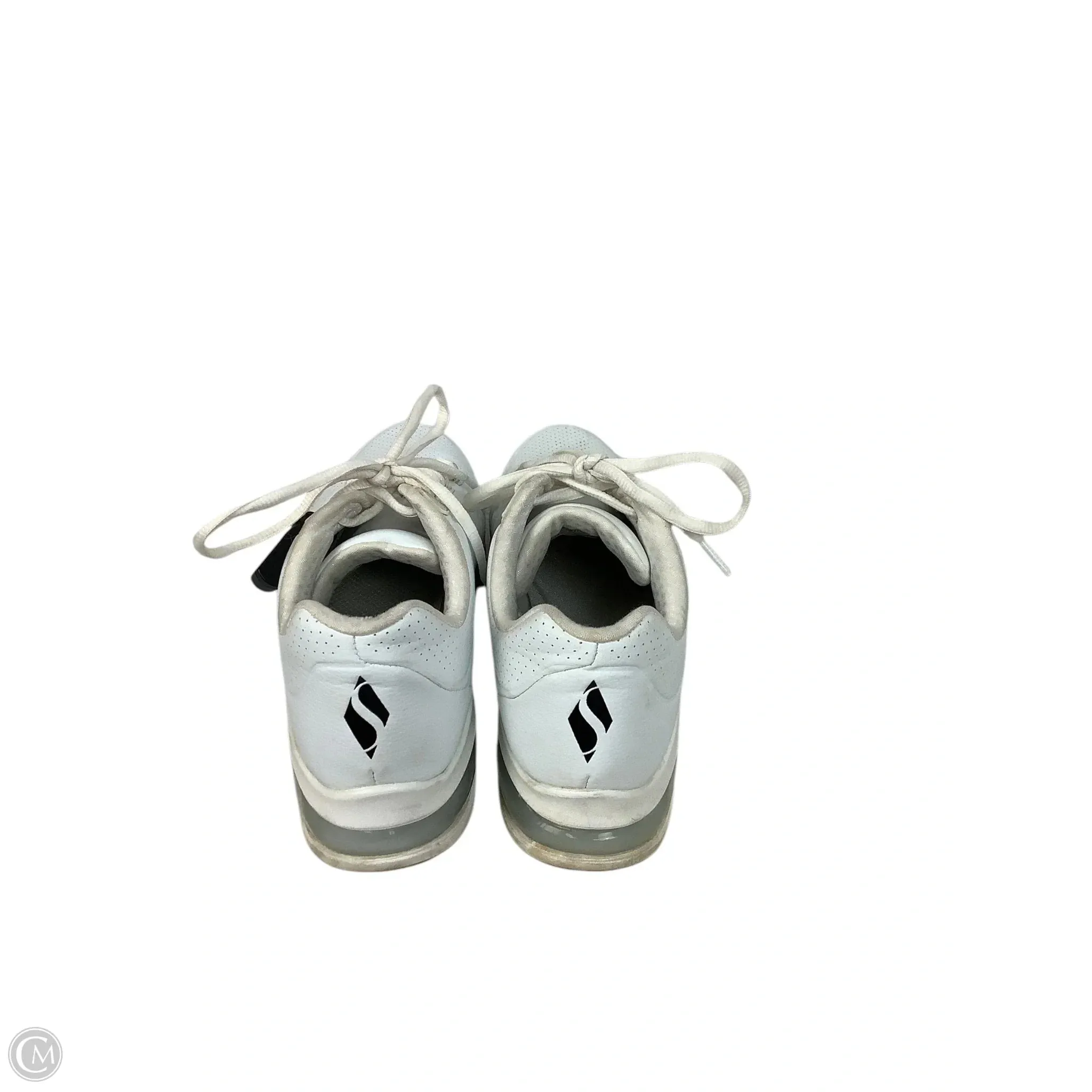 Shoes Athletic By Skechers In White, Size: 9.5