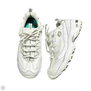 Shoes Athletic By Skechers In White, Size: 9