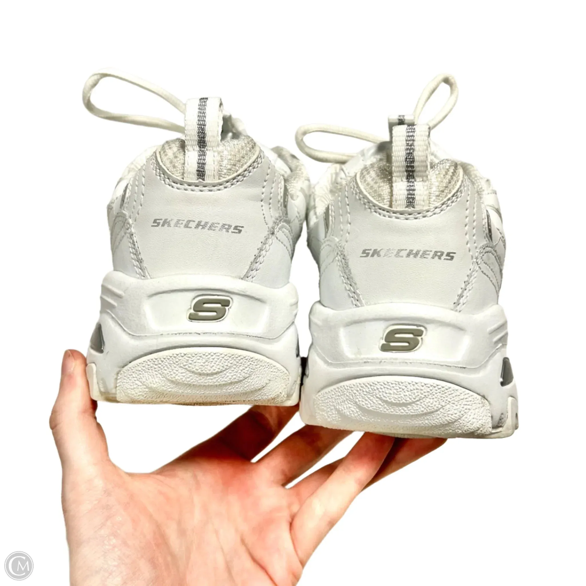 Shoes Athletic By Skechers In White, Size: 9