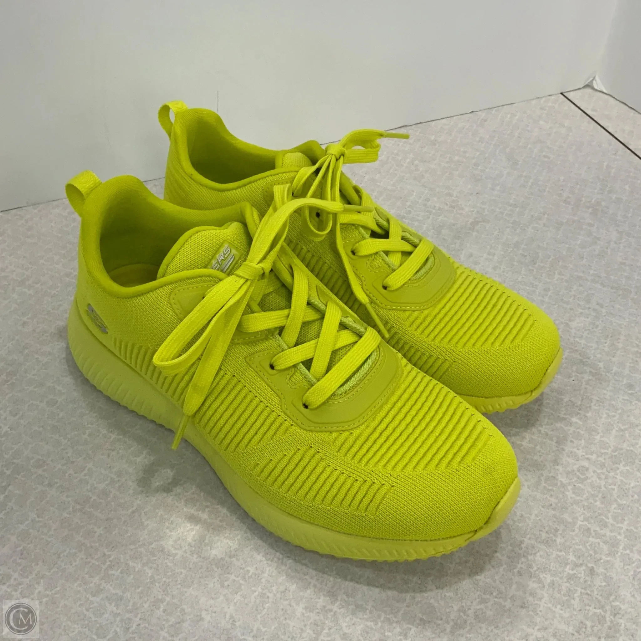 Shoes Athletic By Skechers In Yellow, Size: 8