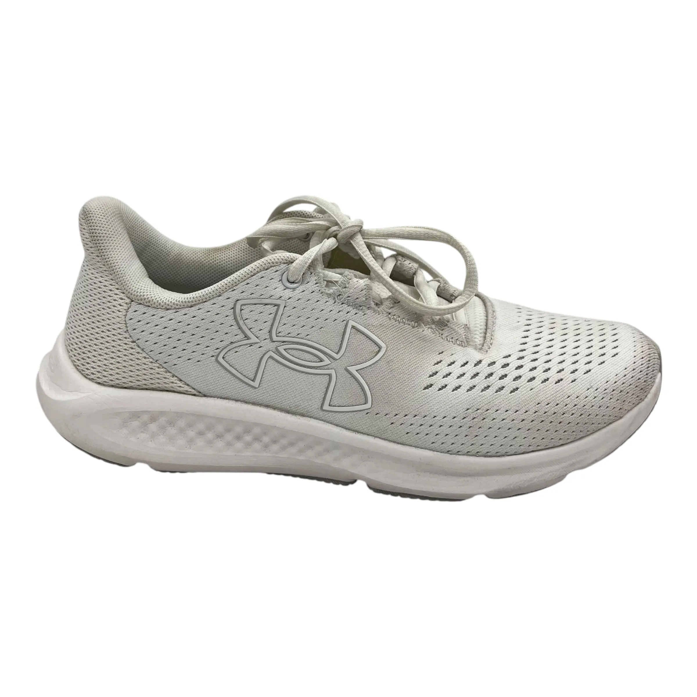 Shoes Athletic By Under Armour In White, Size:7.5