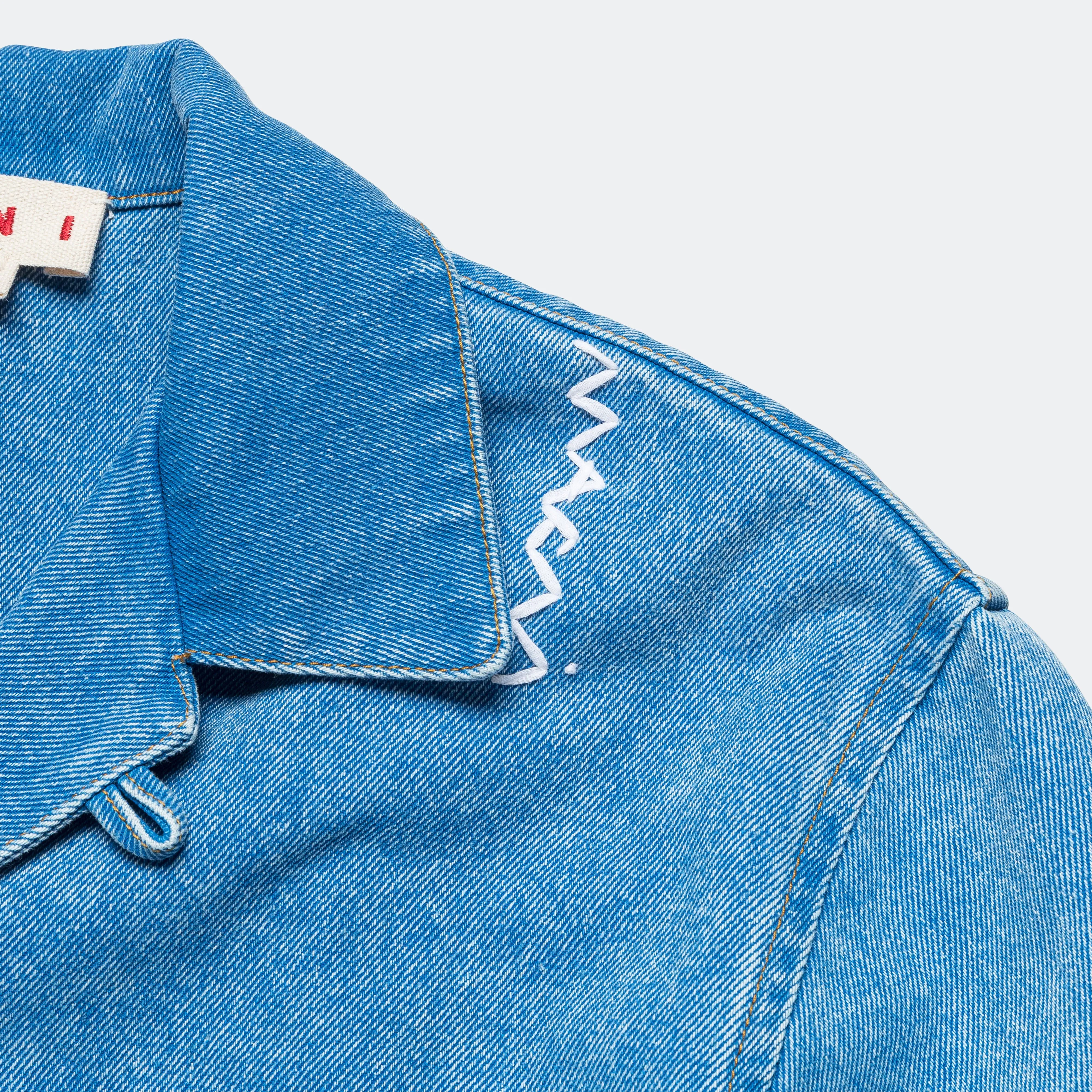 Short Sleeve Bowling Shirt - Cobalt