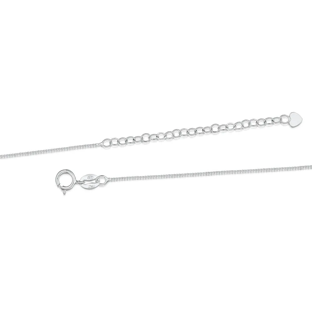 Shrieking Violet Real Flower Forget Me Not Silver Pendant FP88
