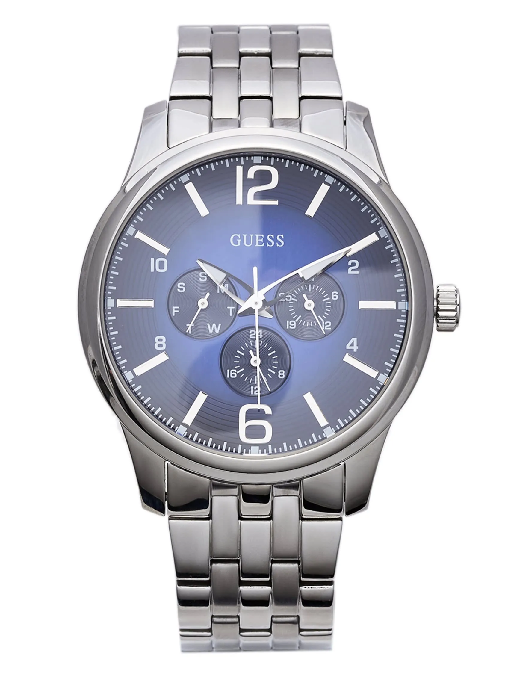 Silver-Tone Multifunction Watch