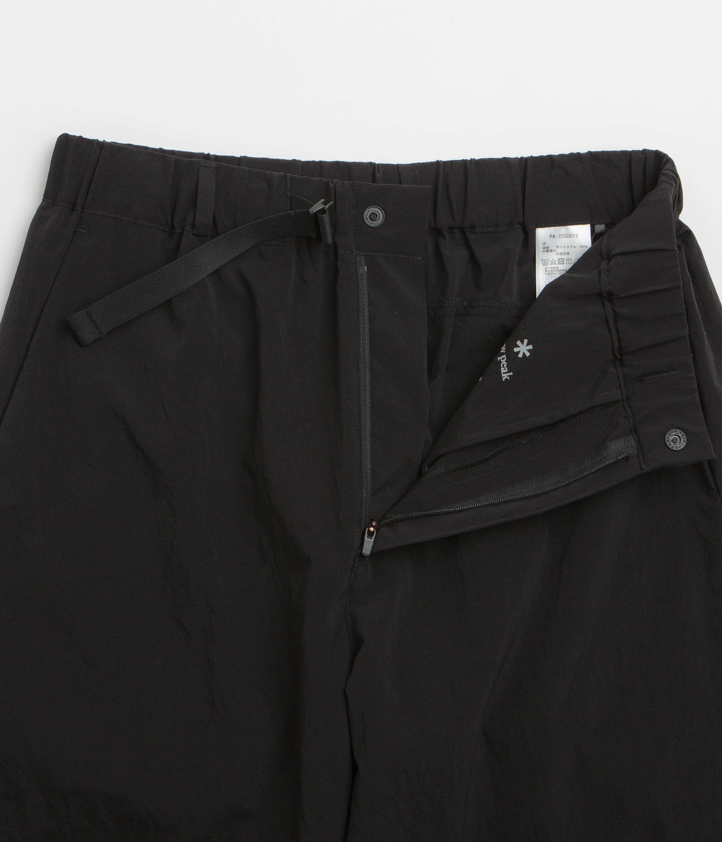 Snow Peak Breathable Quick Dry Pants - Black