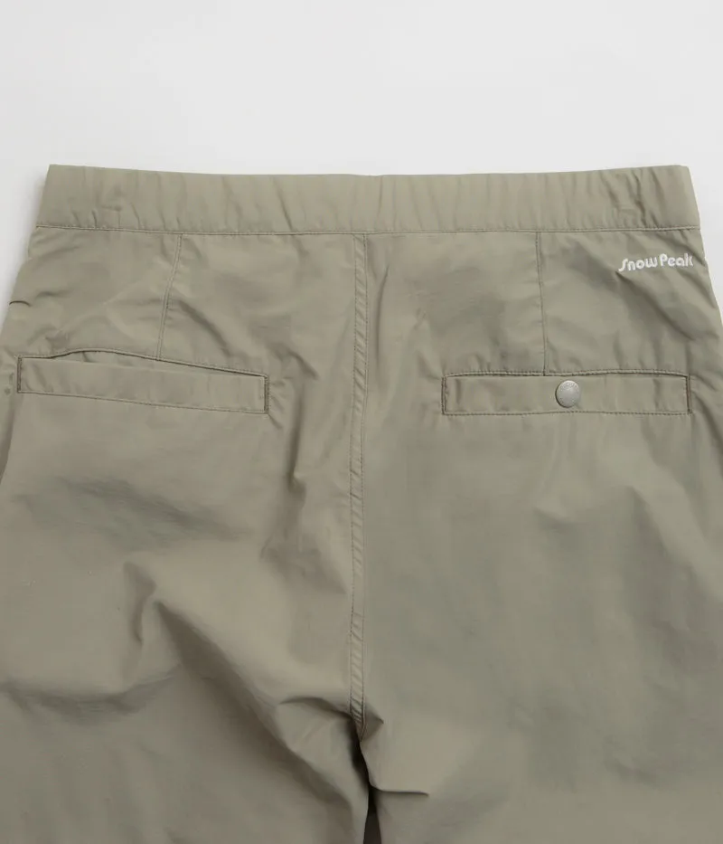 Snow Peak Light Mountain Cloth Pants - Beige