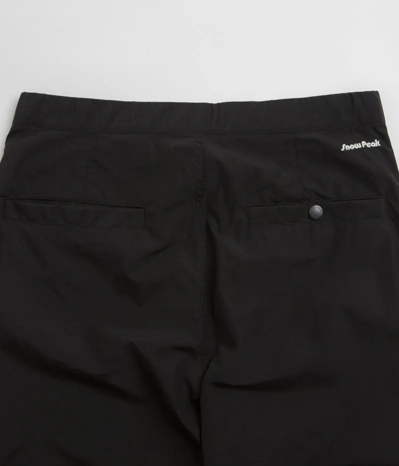 Snow Peak Light Mountain Cloth Pants - Black