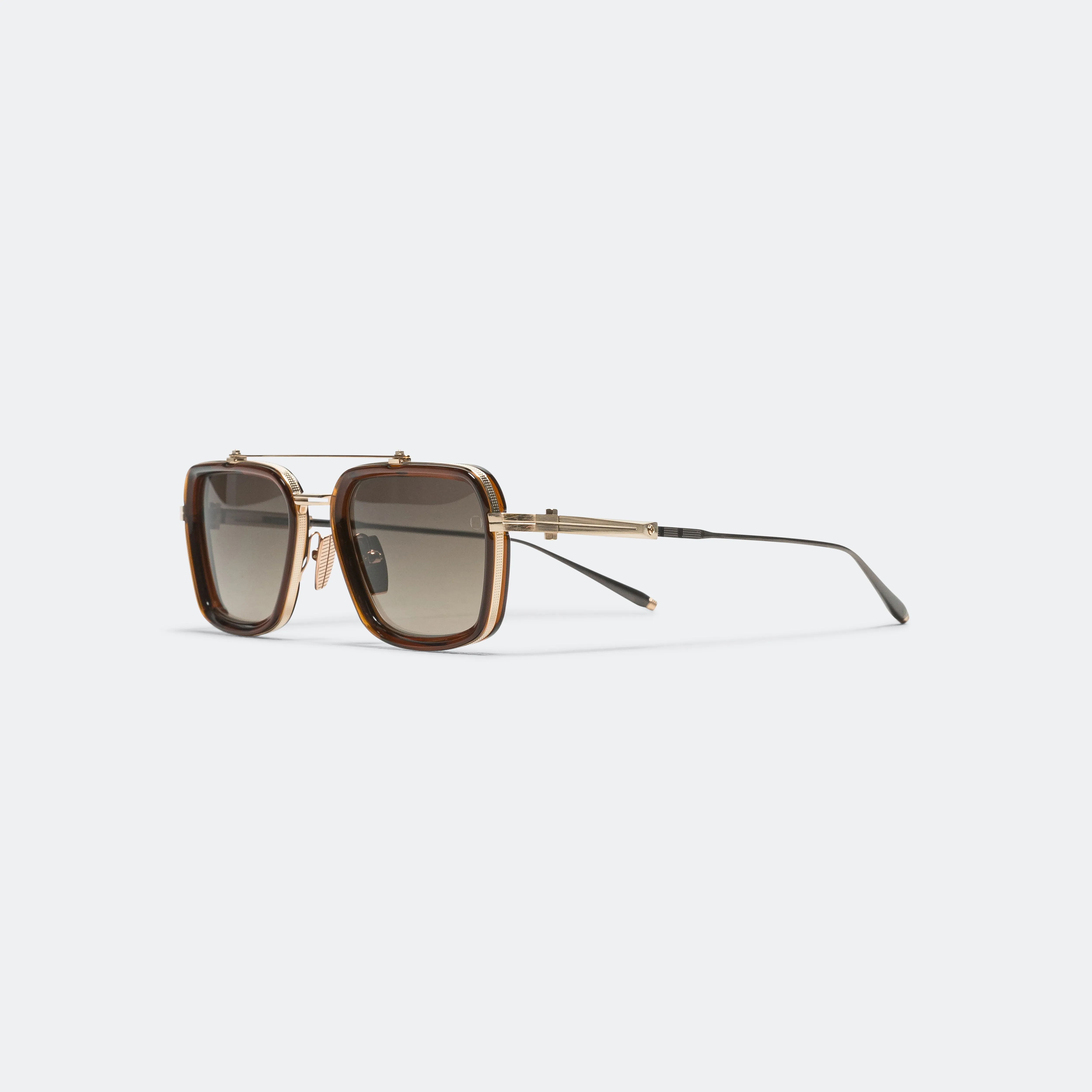 Solis - White Gold/Dark Brown Crystal