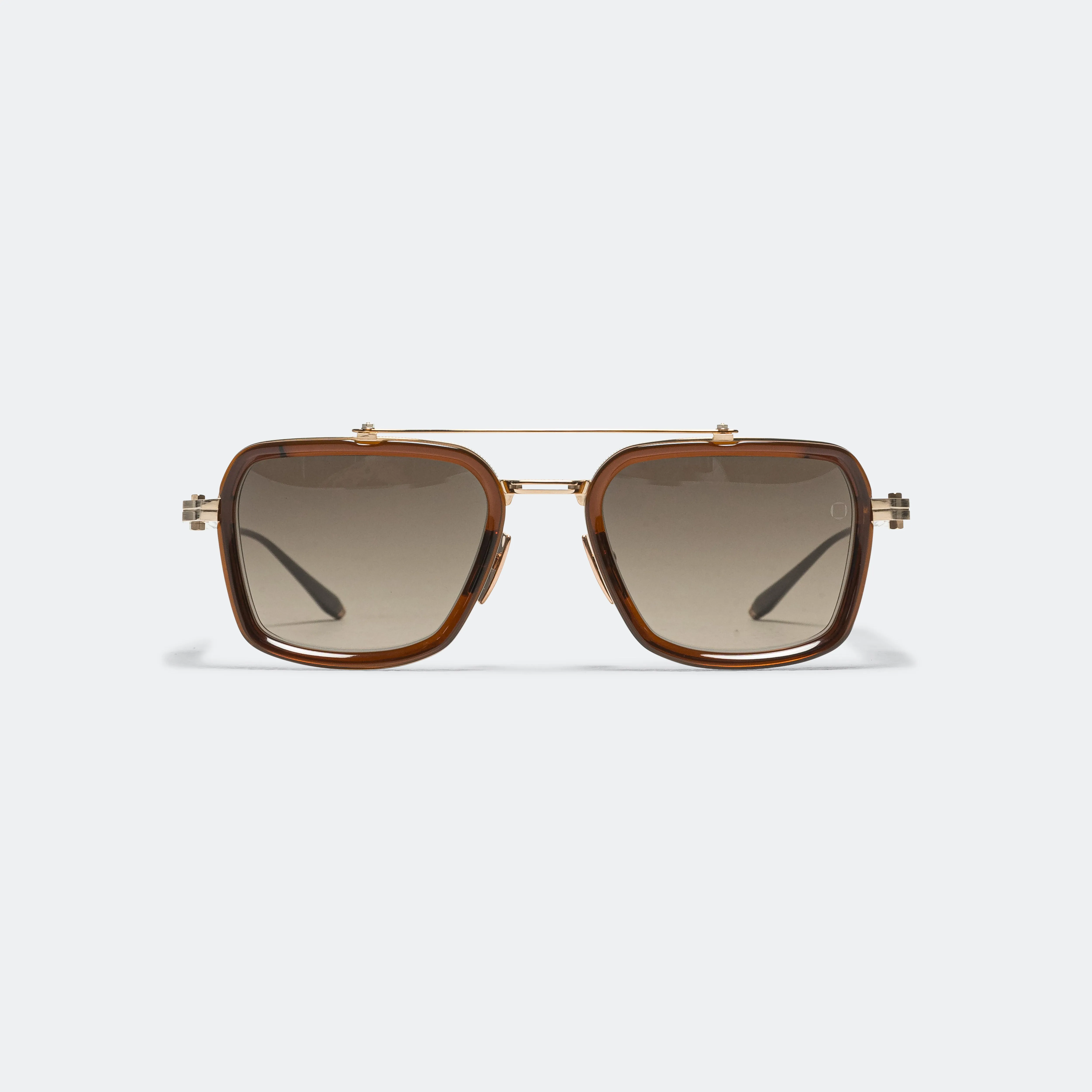 Solis - White Gold/Dark Brown Crystal