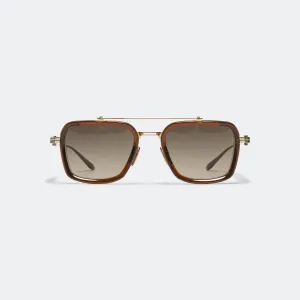Solis - White Gold/Dark Brown Crystal
