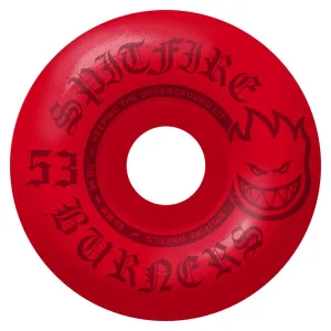 Spitfire - Burners Red 53MM 99A Skateboard Wheels