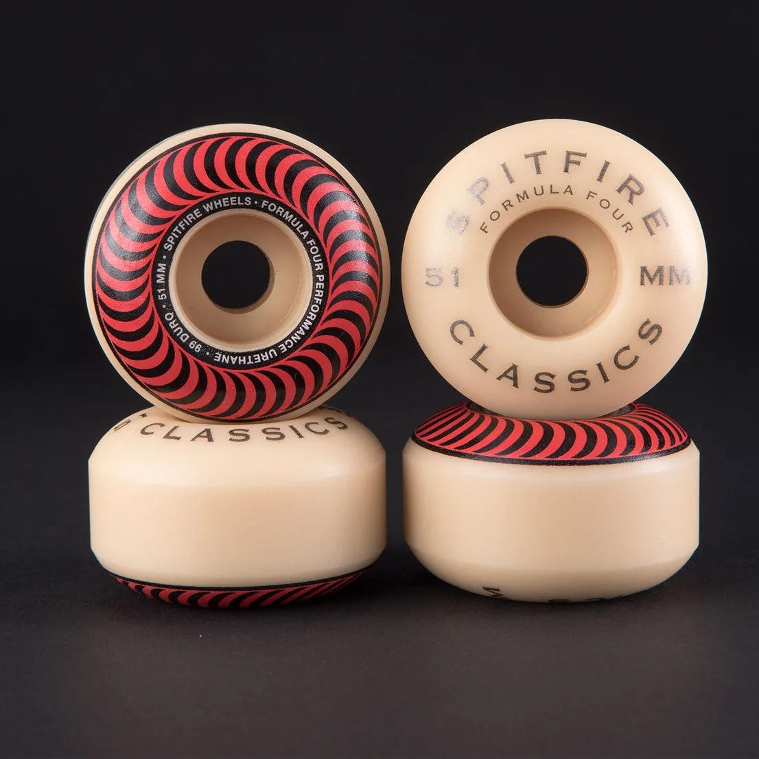 Spitfire - F4 Classics 51MM 99A Skateboard Wheels
