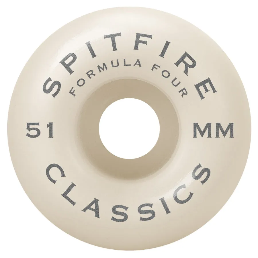 Spitfire - F4 Classics 51MM 99A Skateboard Wheels