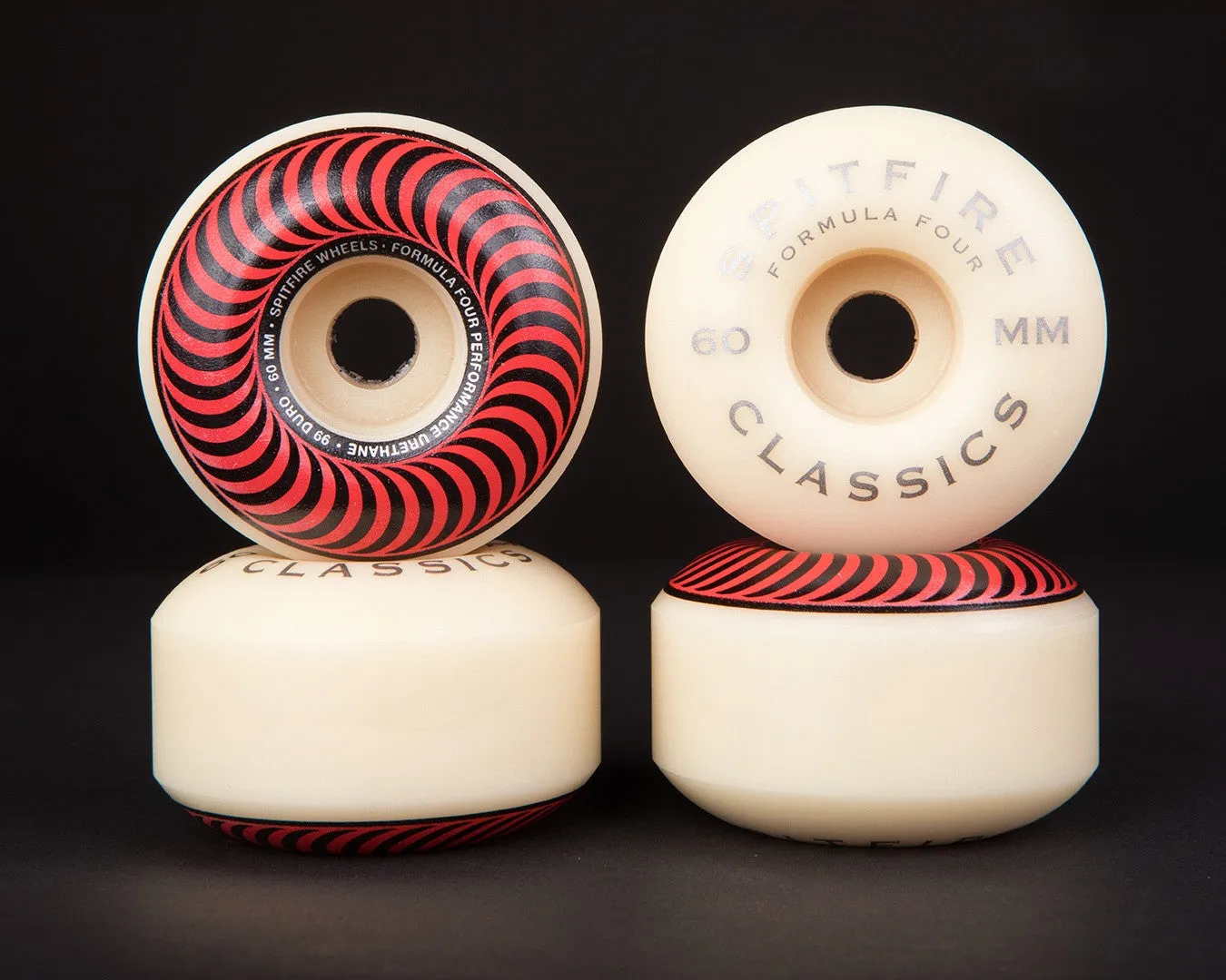 Spitfire - F4 Classics 60MM 99A Skateboard Wheels