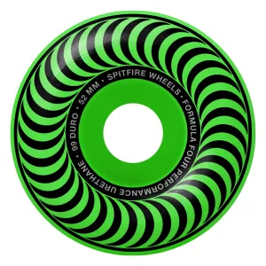 Spitfire - F4 Green Classic 52MM 99A Skateboard Wheels