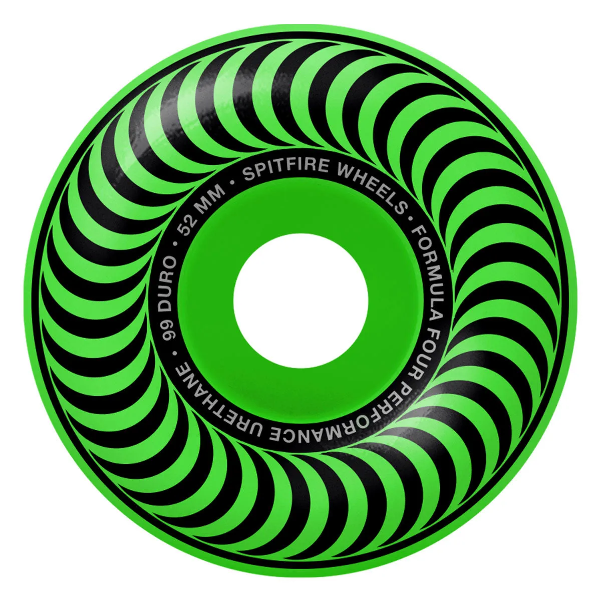 Spitfire - F4 Green Classic 52MM 99A Skateboard Wheels
