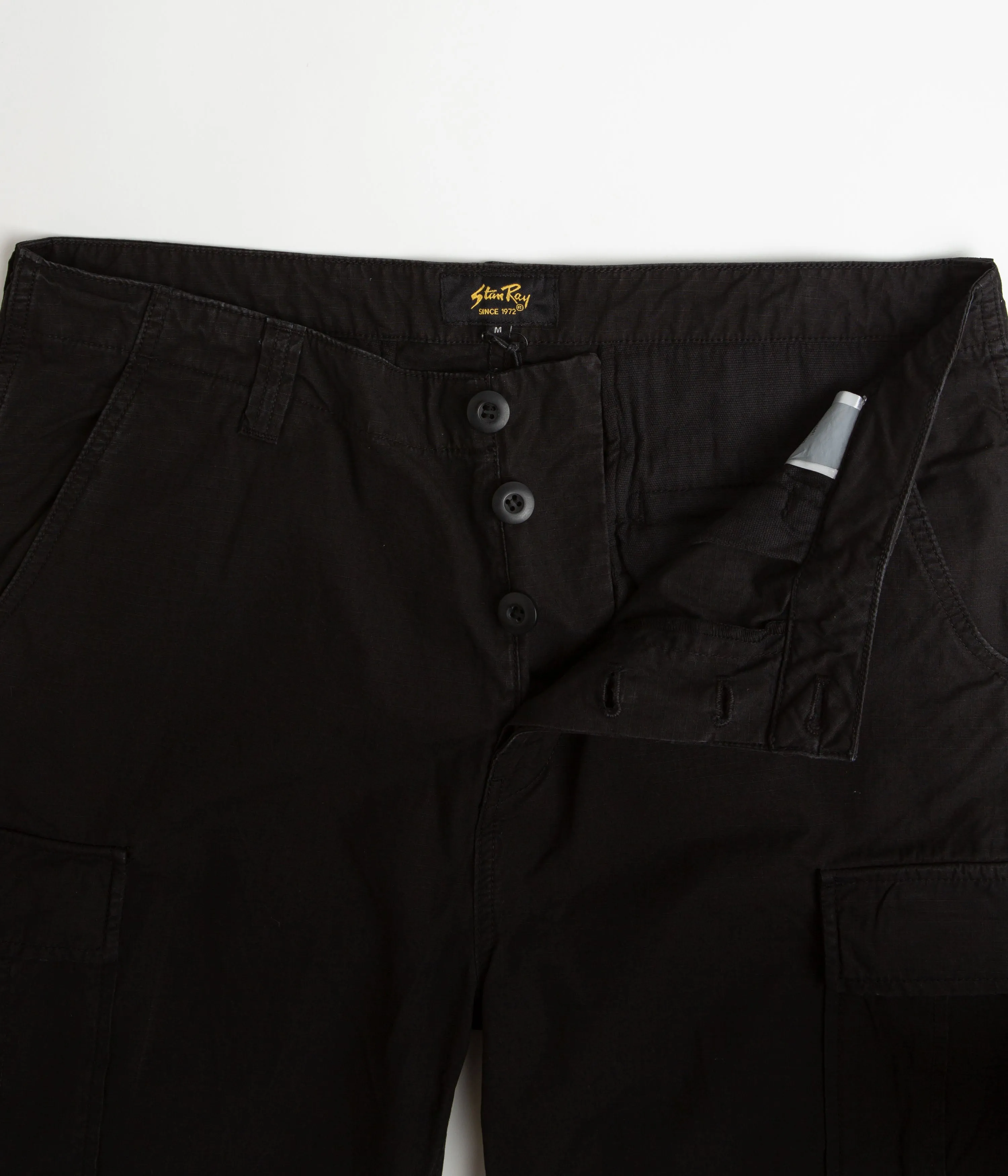 Stan Ray Cargo Pants - Black Ripstop
