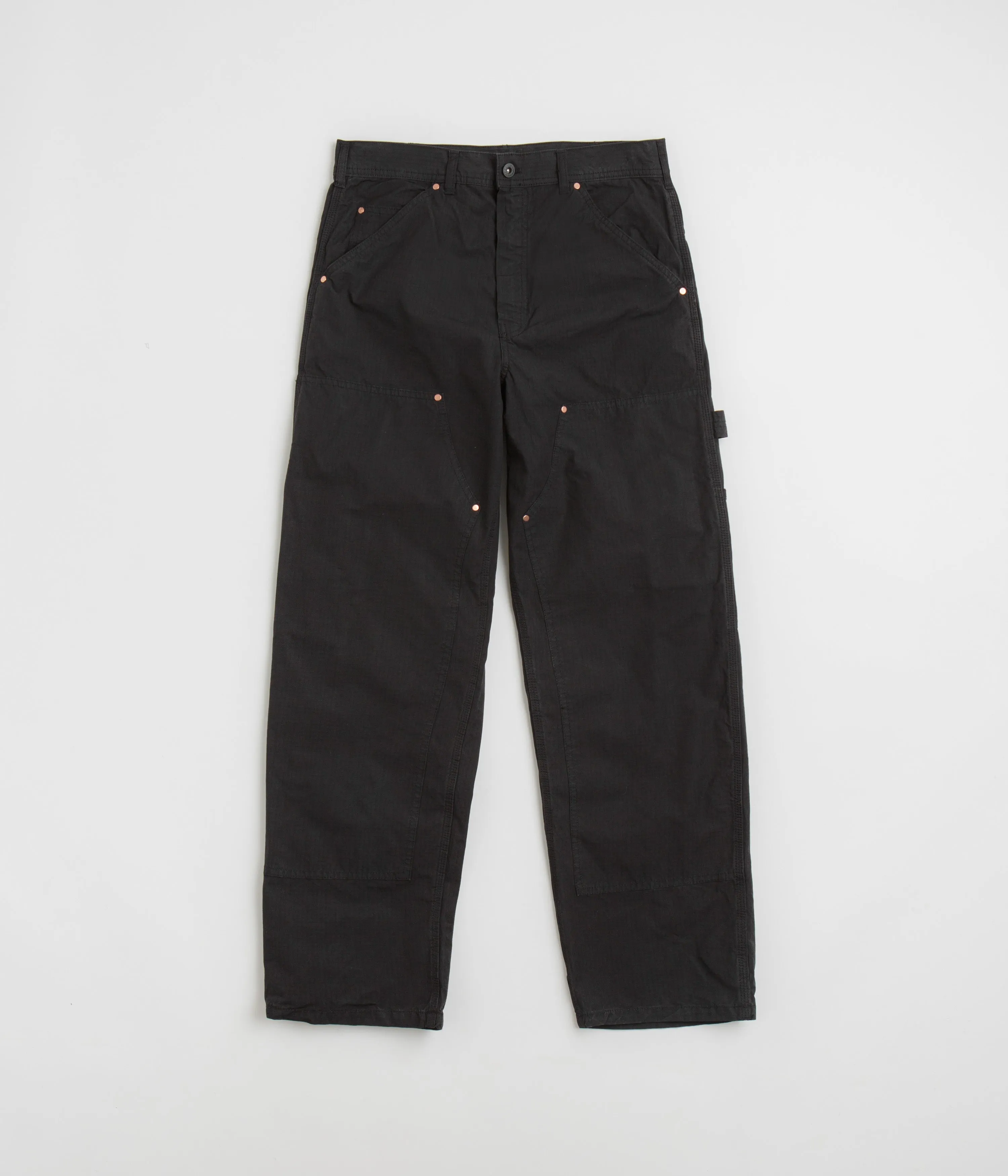 Stan Ray Double Knee Pants - Black Ripstop