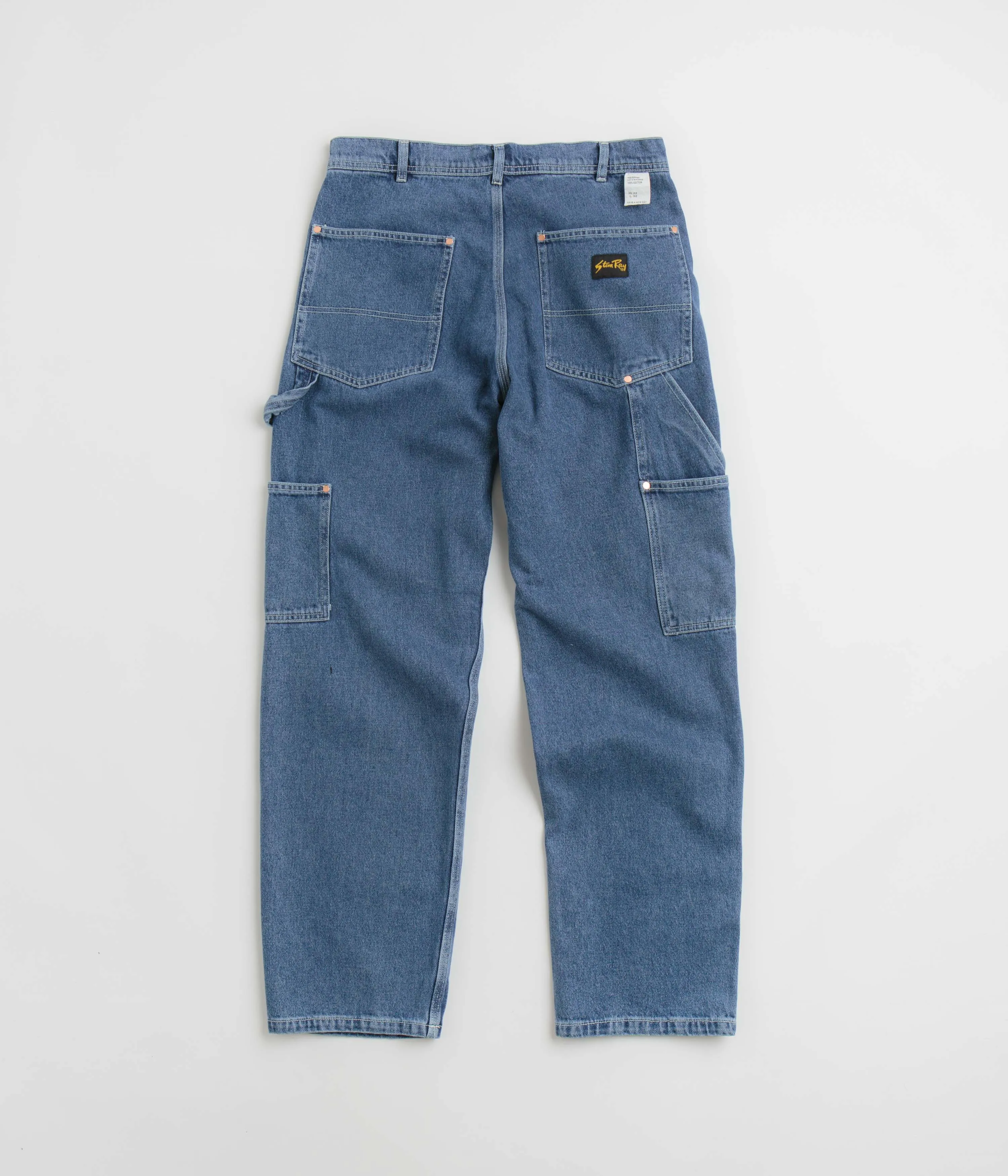 Stan Ray Double Knee Pants - Heavy Stone Wash Denim