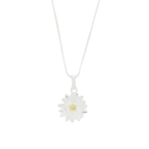 Sterling Silver Daisy Necklace