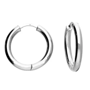 Sterling Silver Hoop Earrings (20mm)