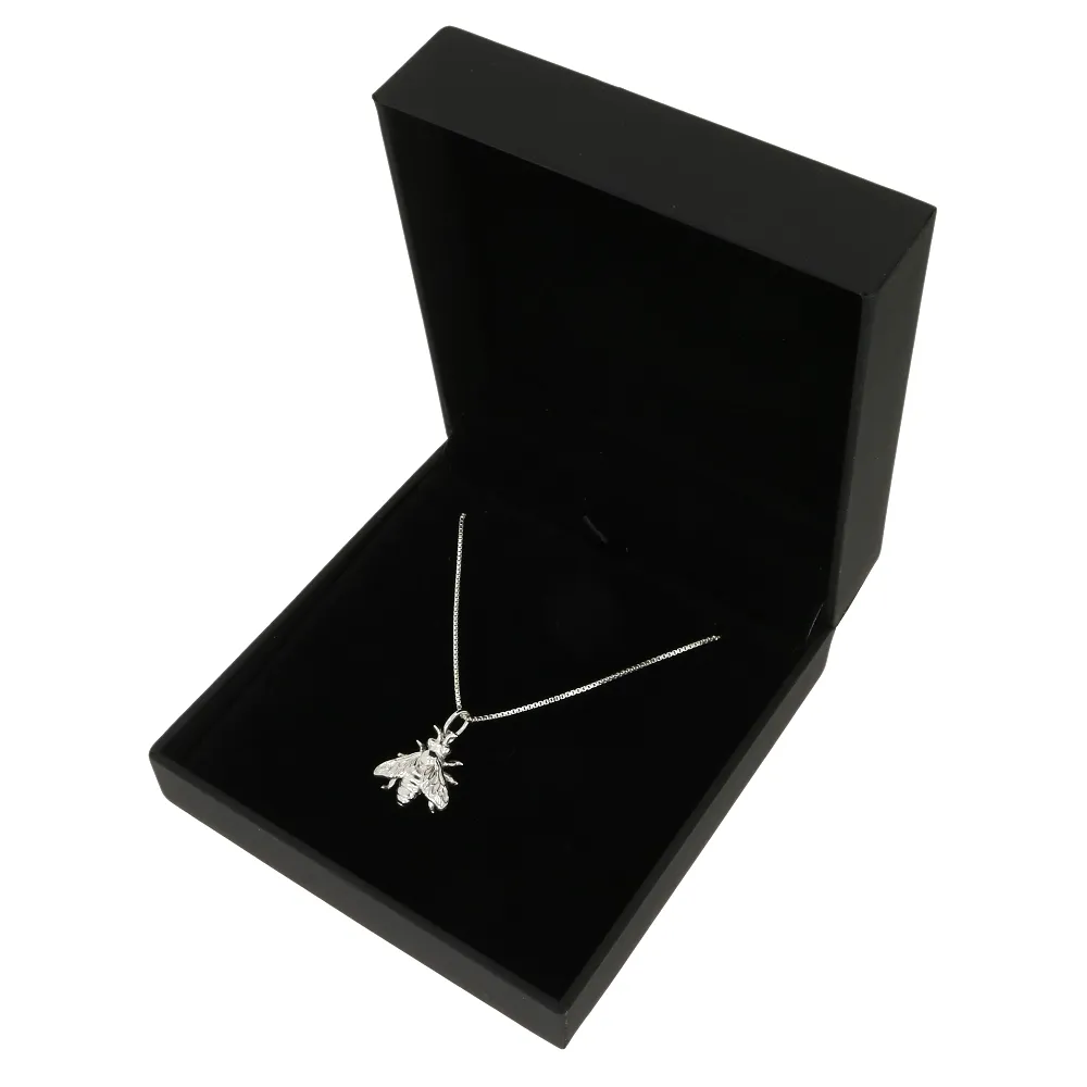 Sterling Silver Ladies Honey Bee Pendant and Chain