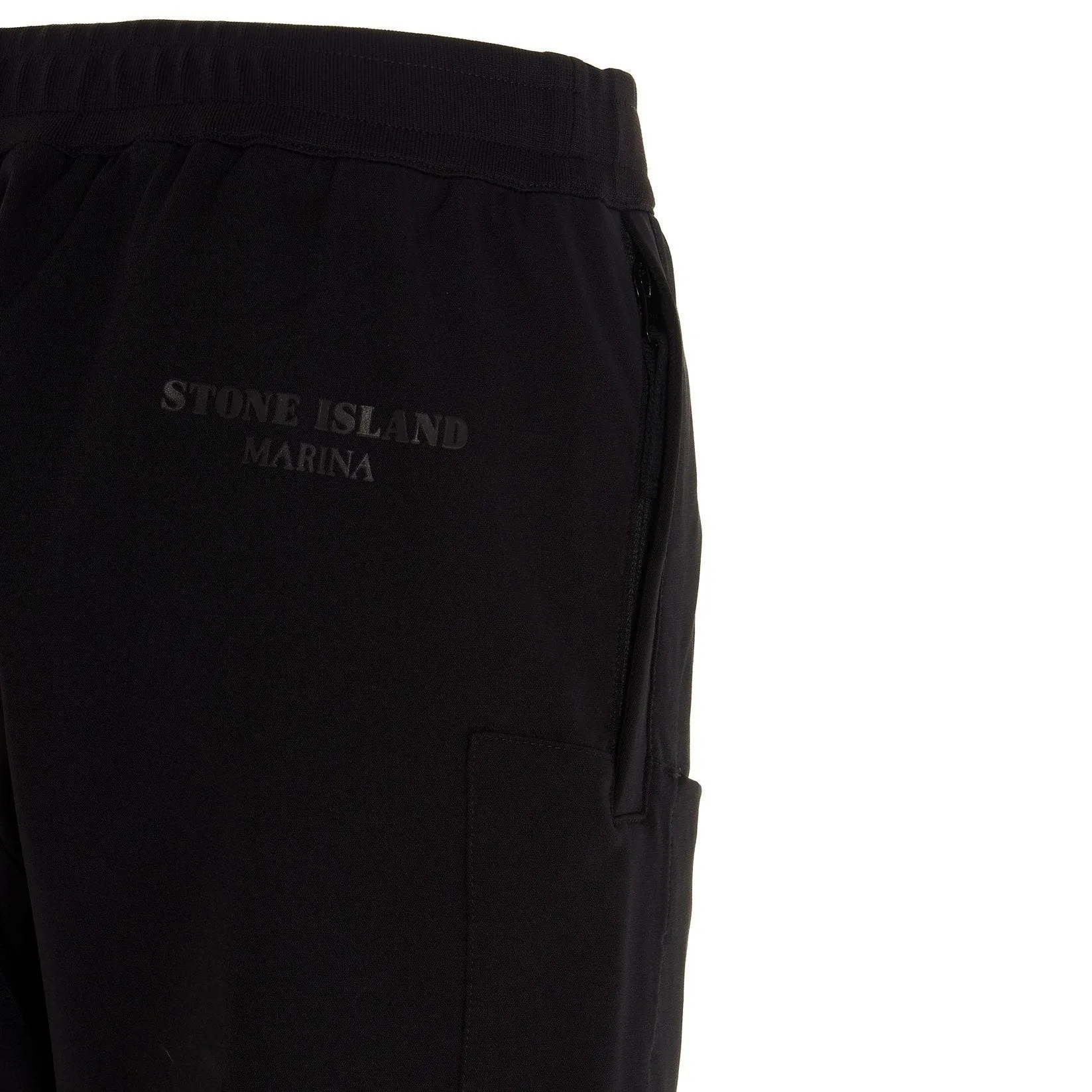 Stone Island Black Marina Cargo Pants
