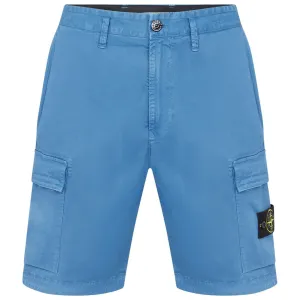 Stone Island Blue Bermuda Cargo Shorts