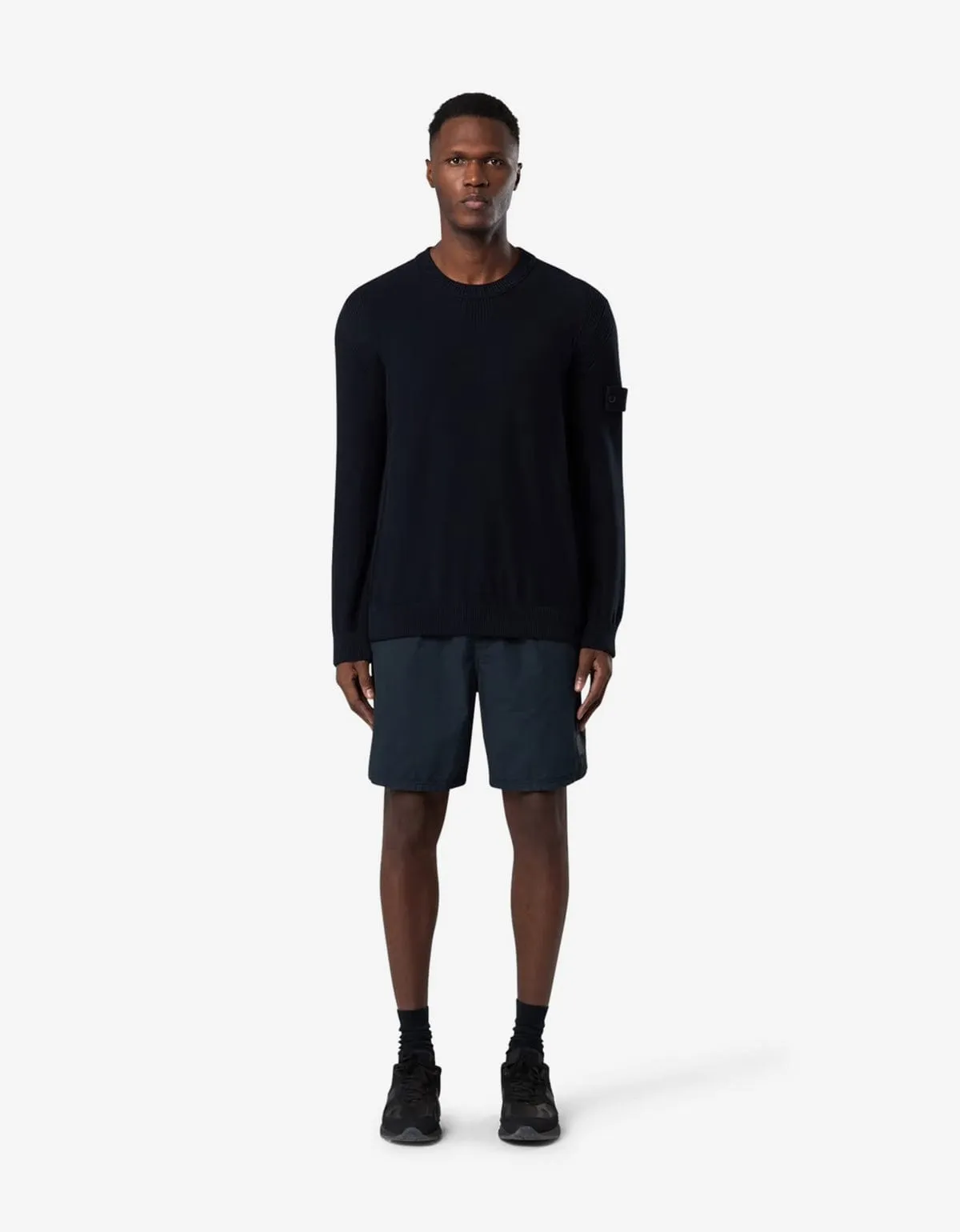 Stone Island Ghost Nylon Smerigliato Blue Swim Shorts