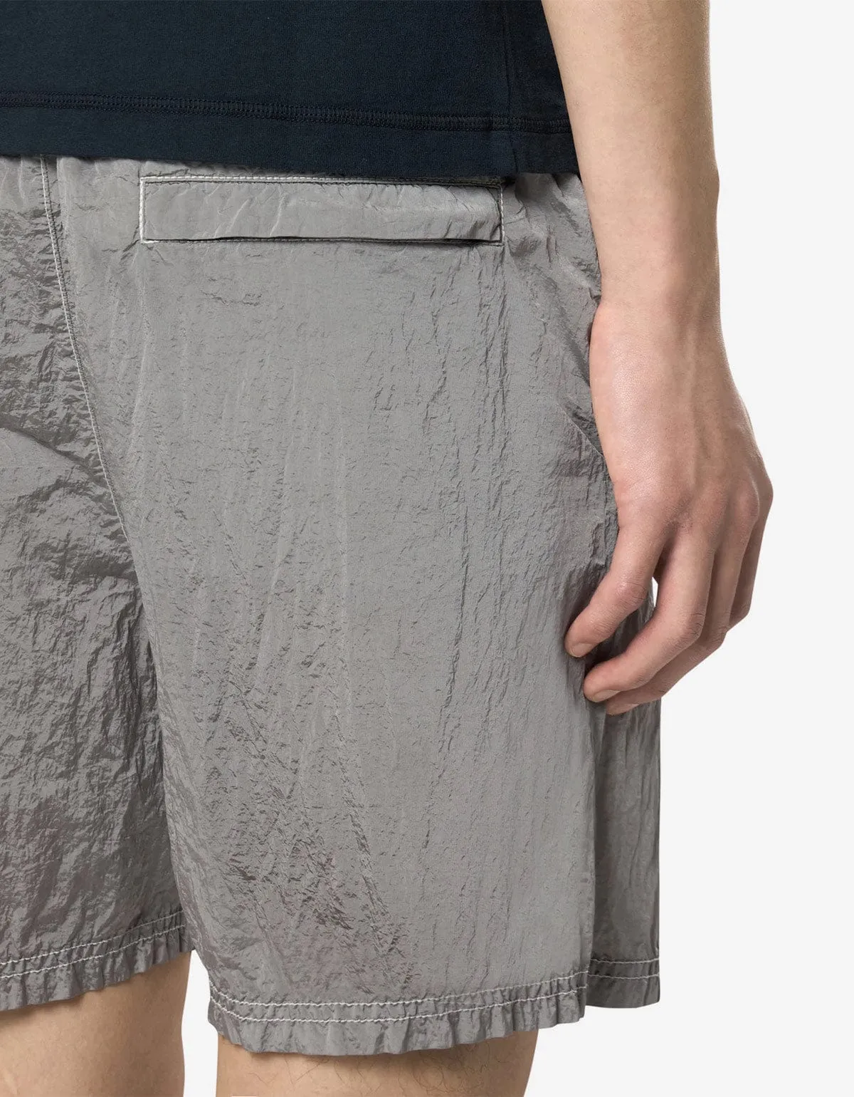 Stone Island Grey Nylon Metal Swim Shorts