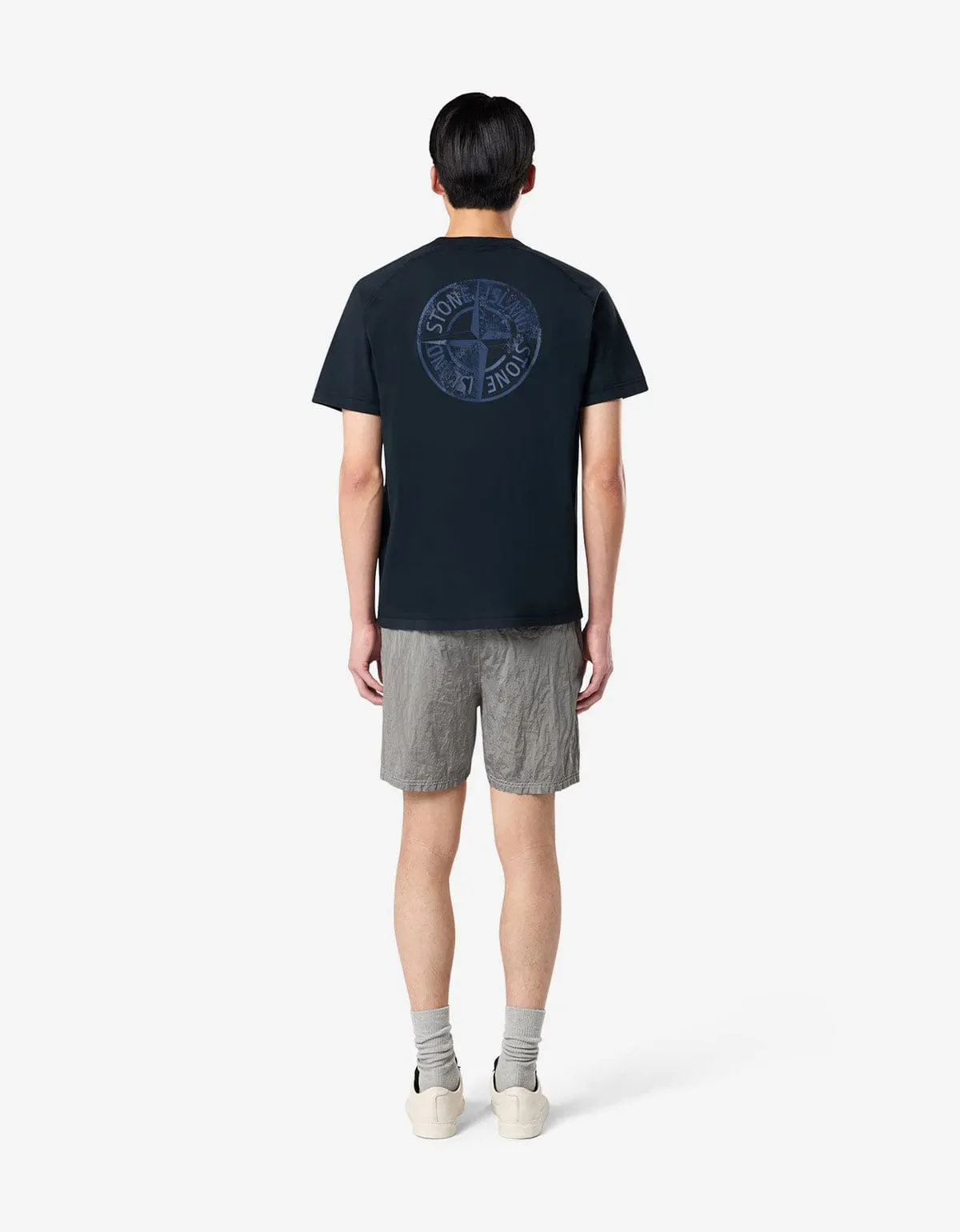 Stone Island Grey Nylon Metal Swim Shorts