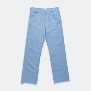 Straight Leg Denim - Iris Blue
