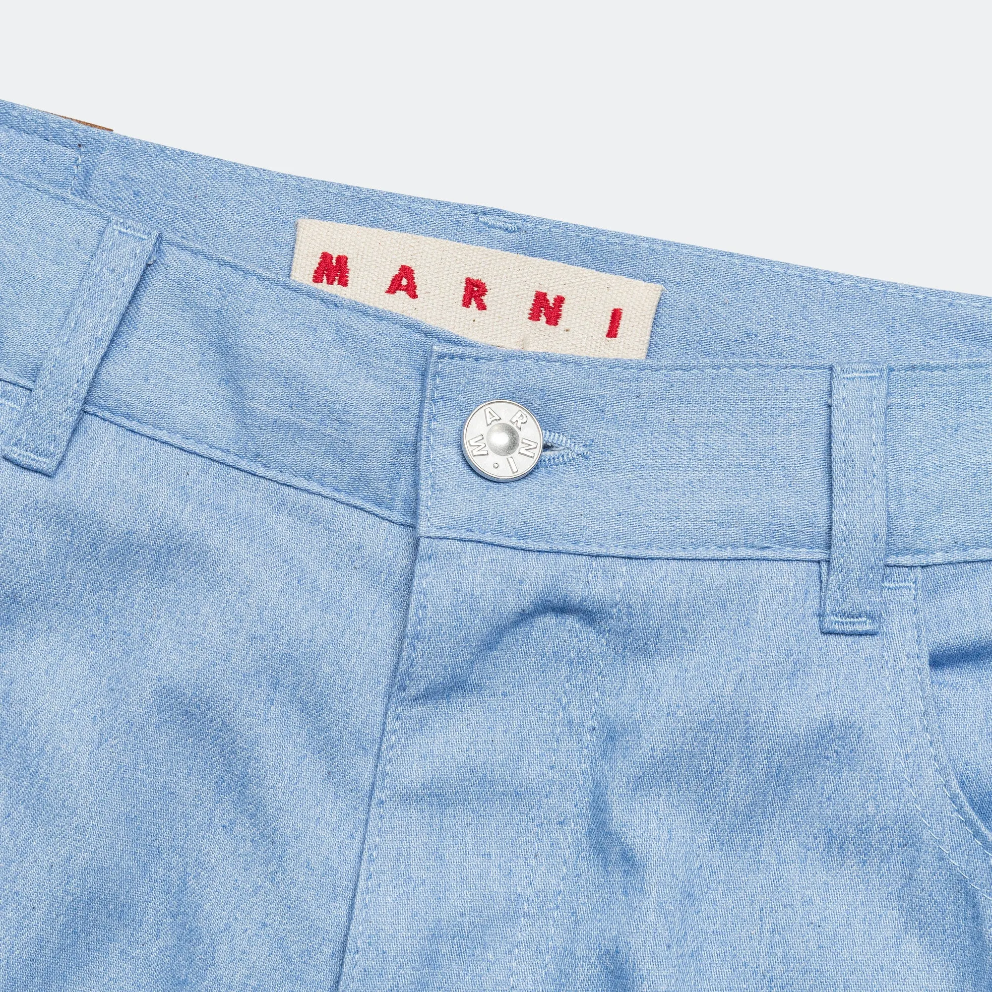 Straight Leg Denim - Iris Blue