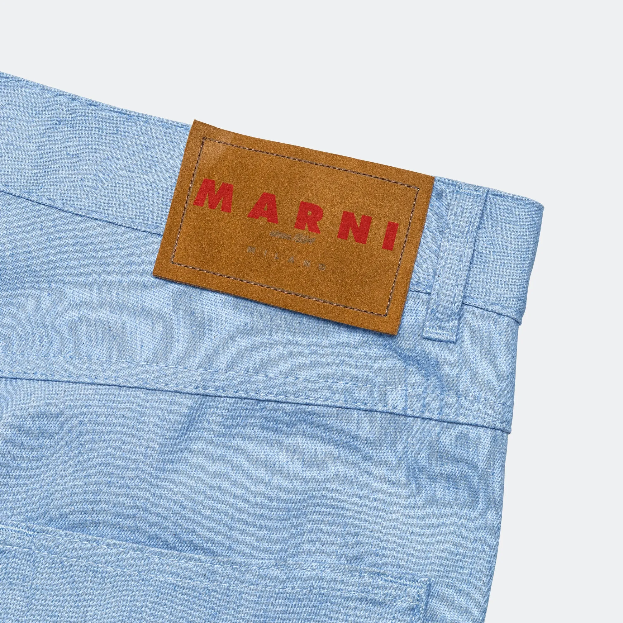 Straight Leg Denim - Iris Blue