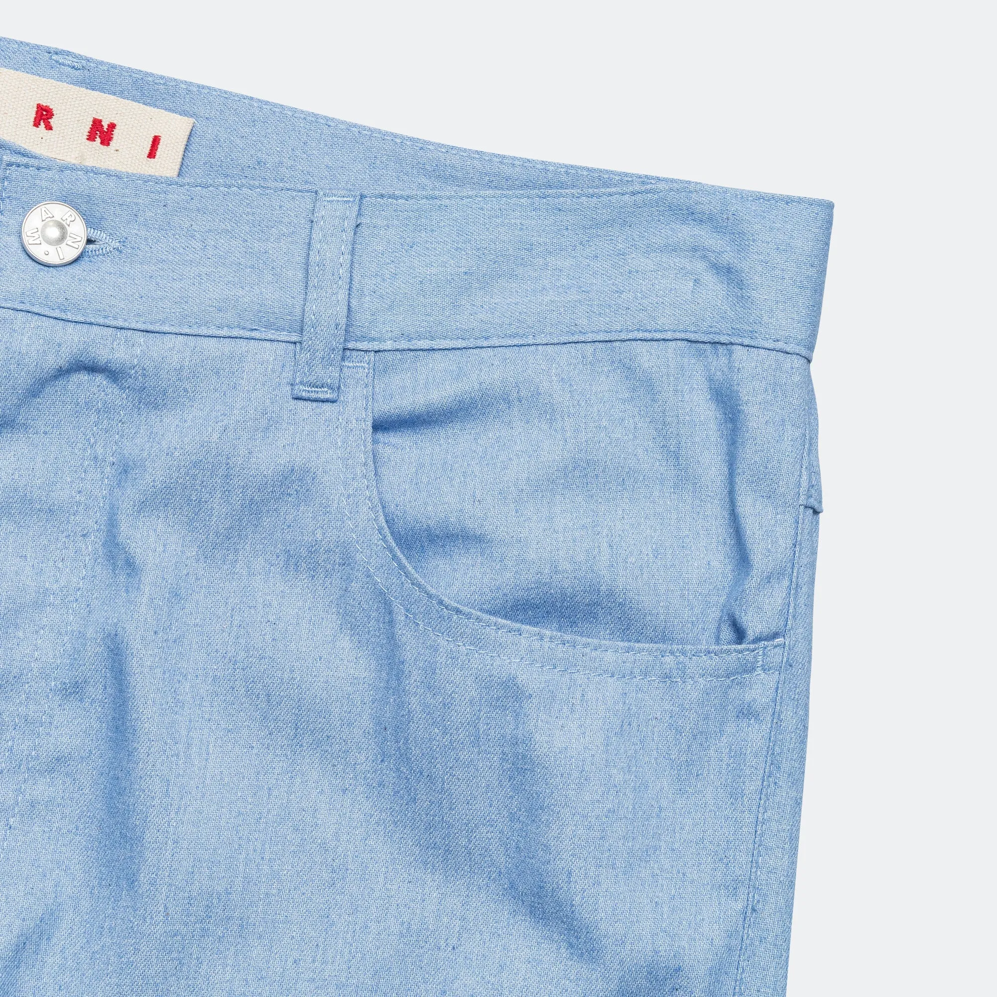 Straight Leg Denim - Iris Blue