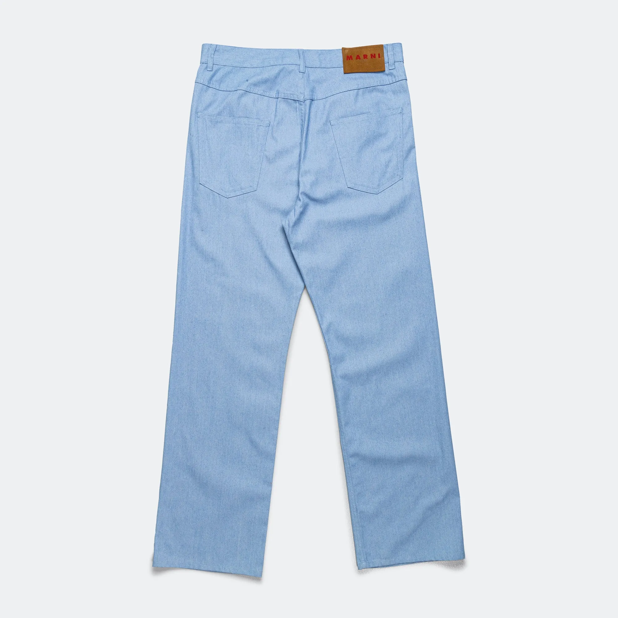 Straight Leg Denim - Iris Blue