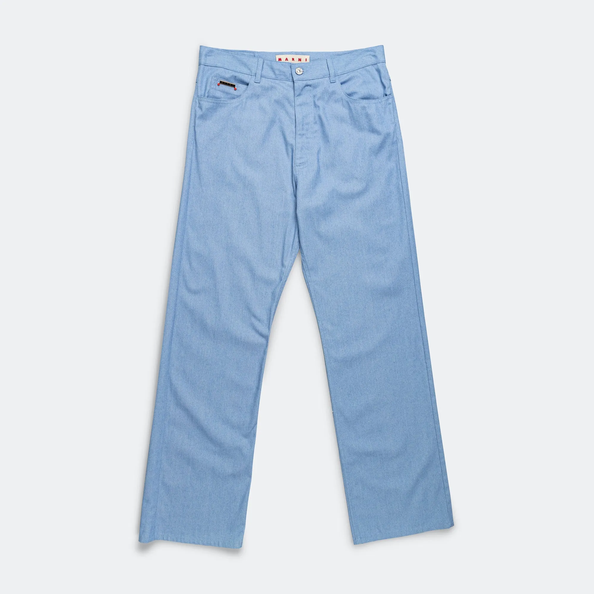 Straight Leg Denim - Iris Blue